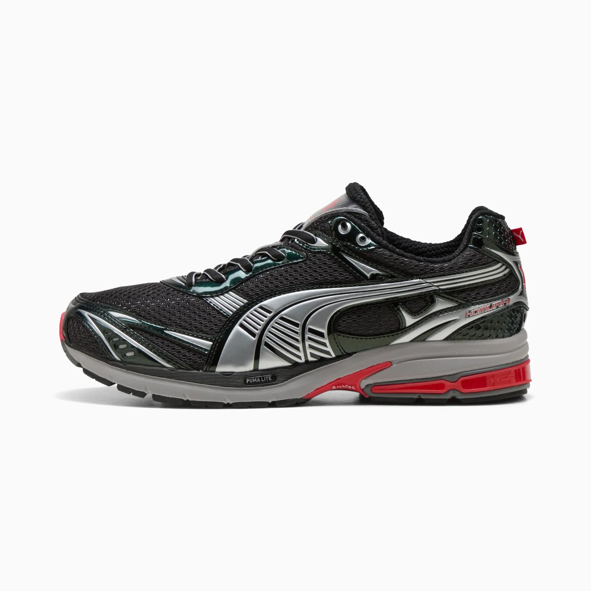 PUMA Black-Flat Medium Gray