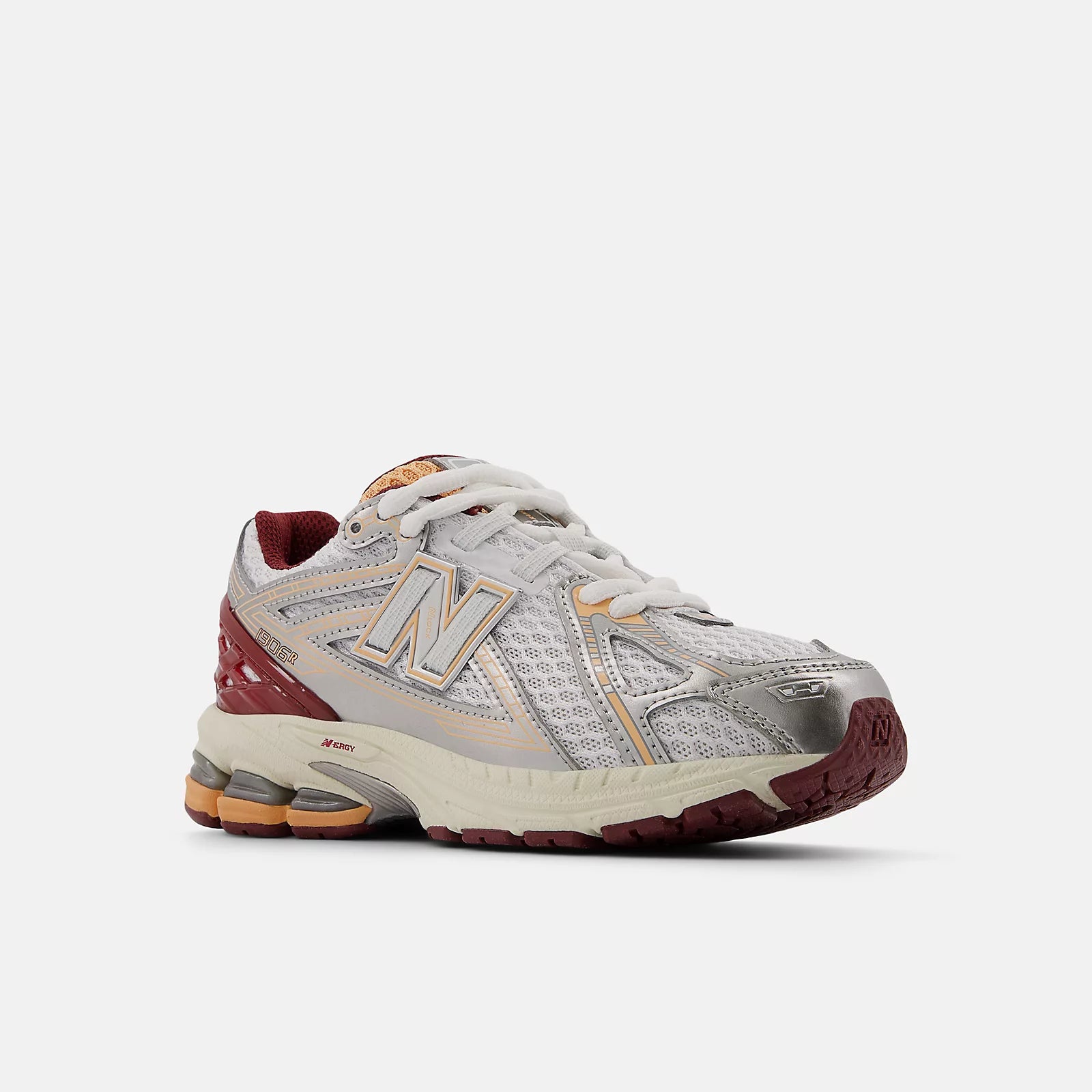 Silver Metalic With Monarch Burgundy