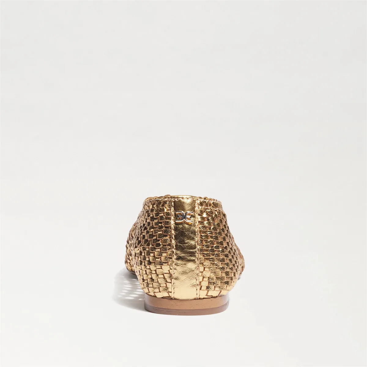 Gold Woven Leather