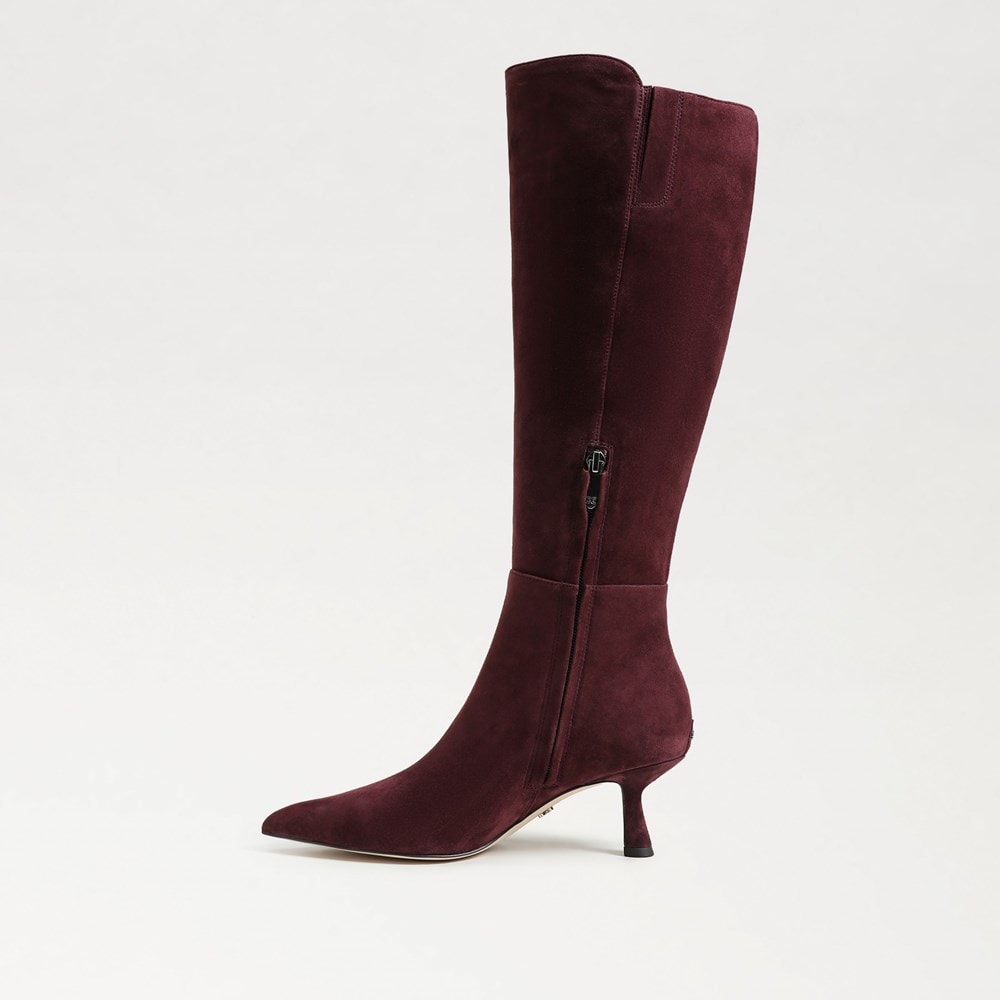 Parisina Plum Suede