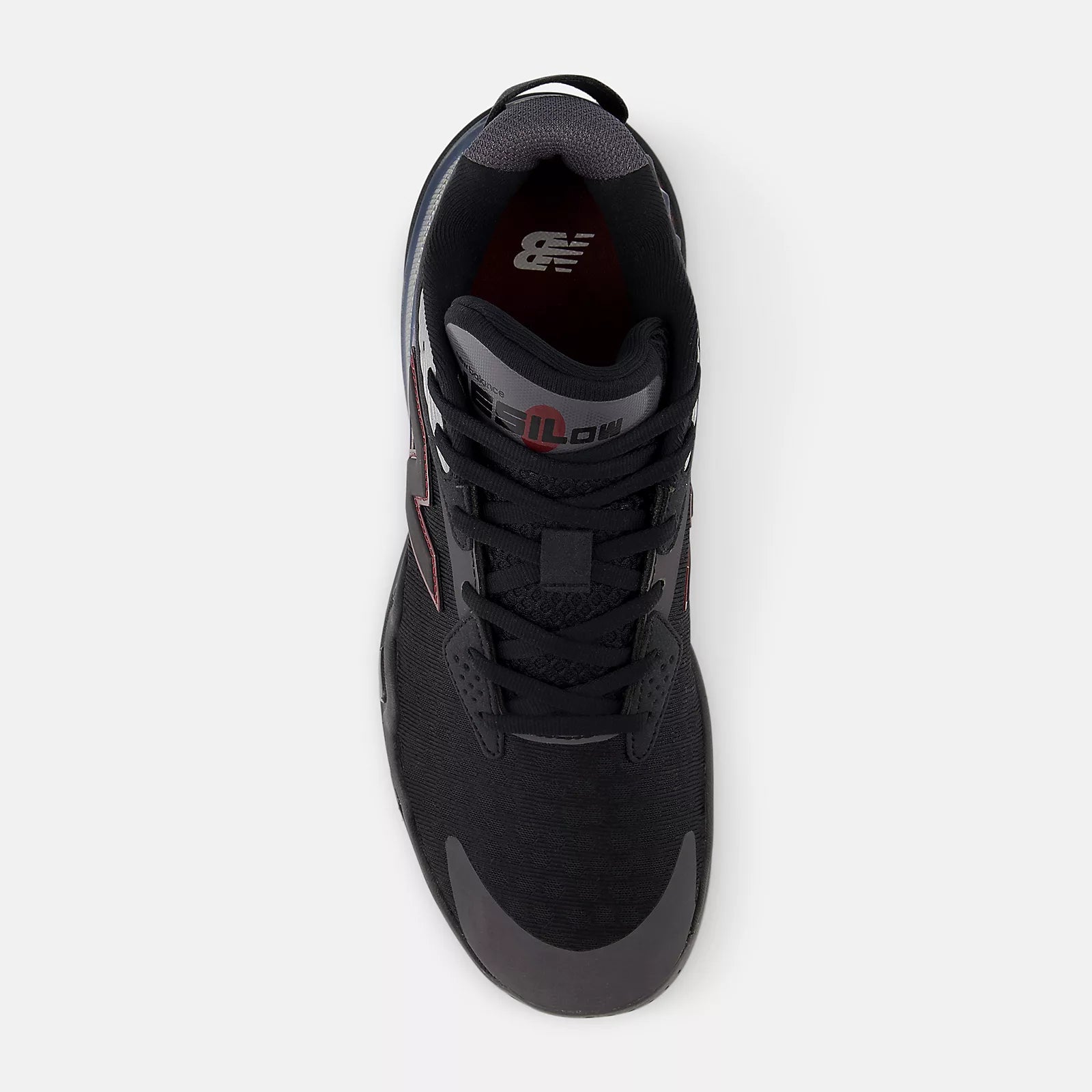 Black With Classic Crimson