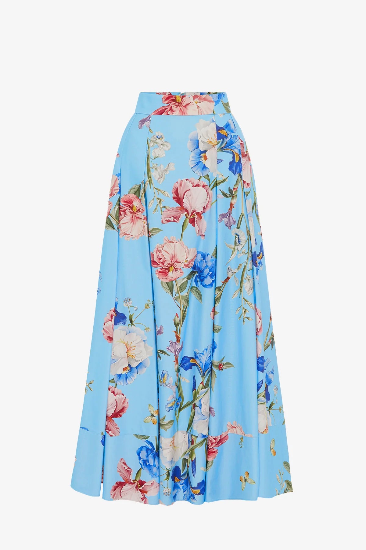 Garden Print in Baby Blue 2
