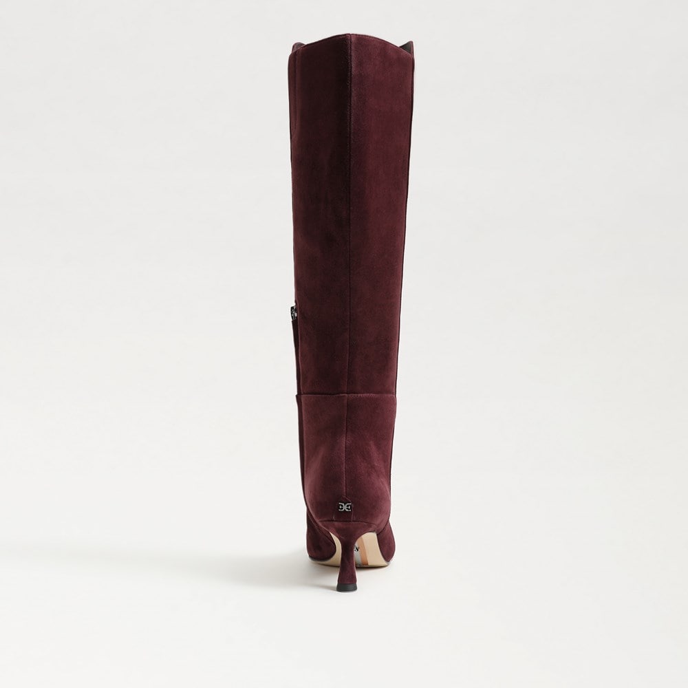 Parisina Plum Suede