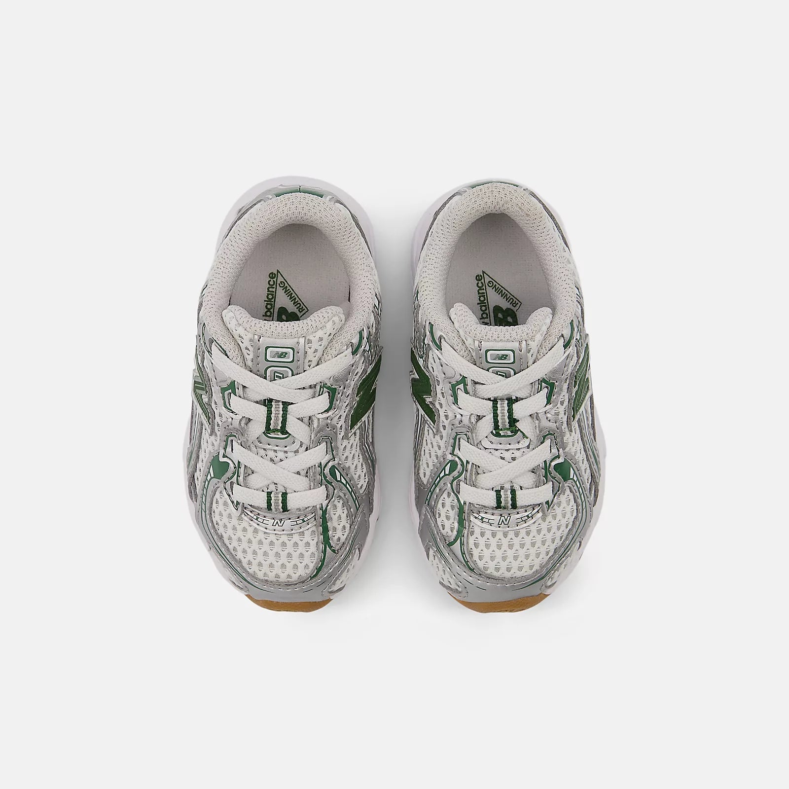 Silver Metalic With Dark Alpine Green