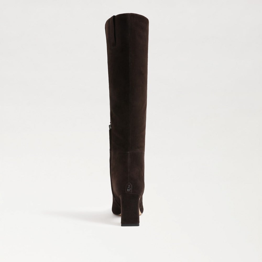 Chocolate Brown Suede