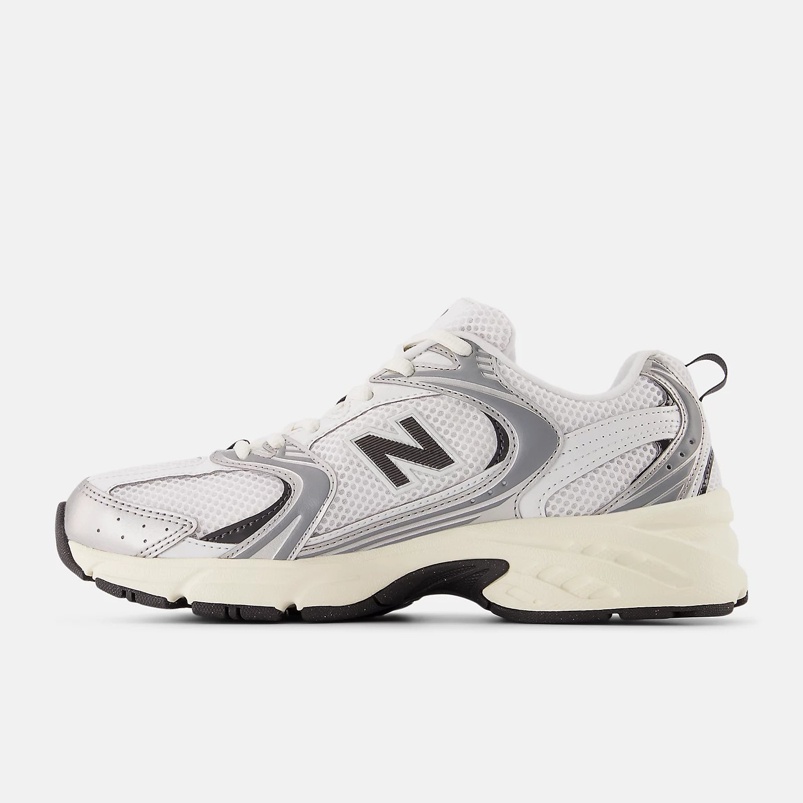 Silver Metallic With Black Cement