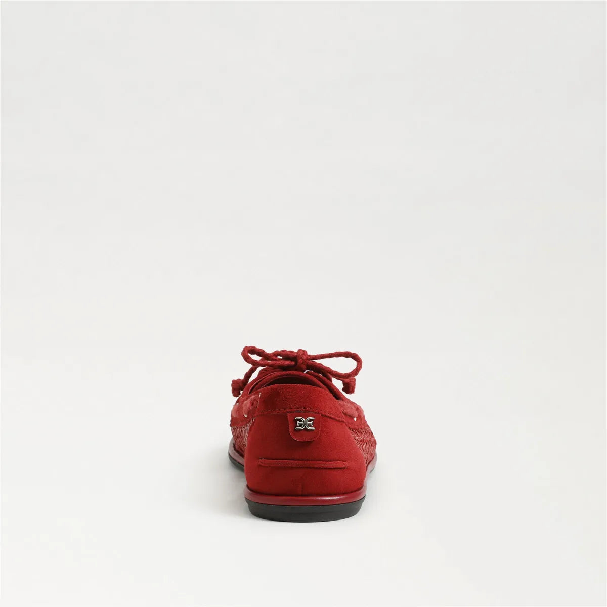 Deep Scarlet Leather/Woven Fabric