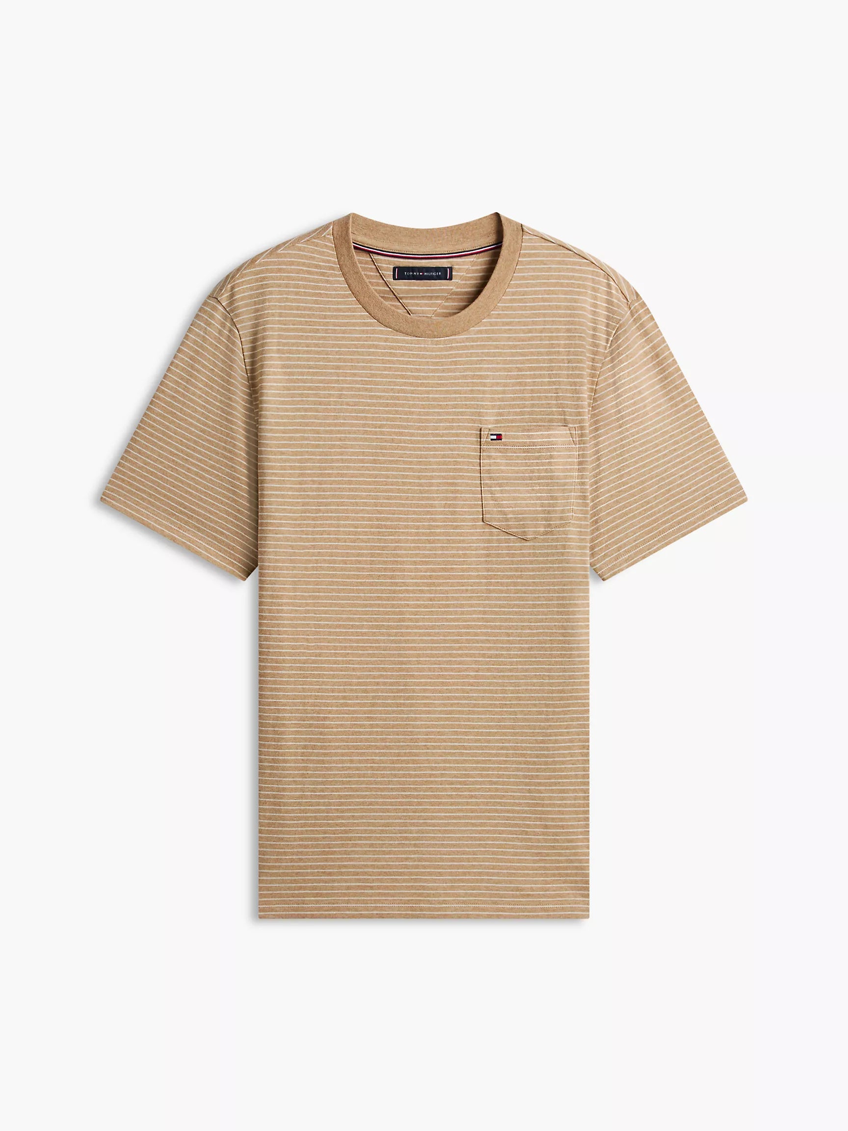 Iconic Camel Heather Stripe