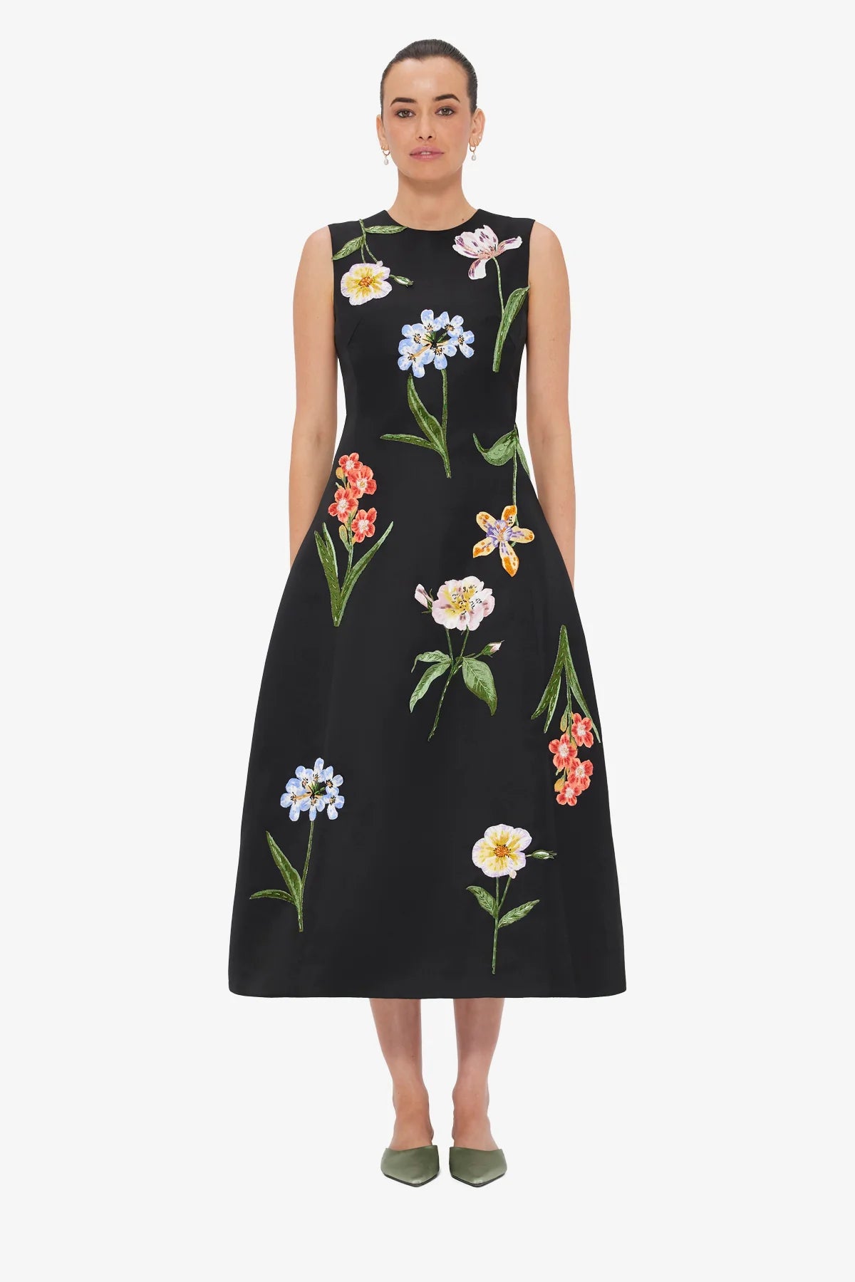 Botanical Print in Ebony