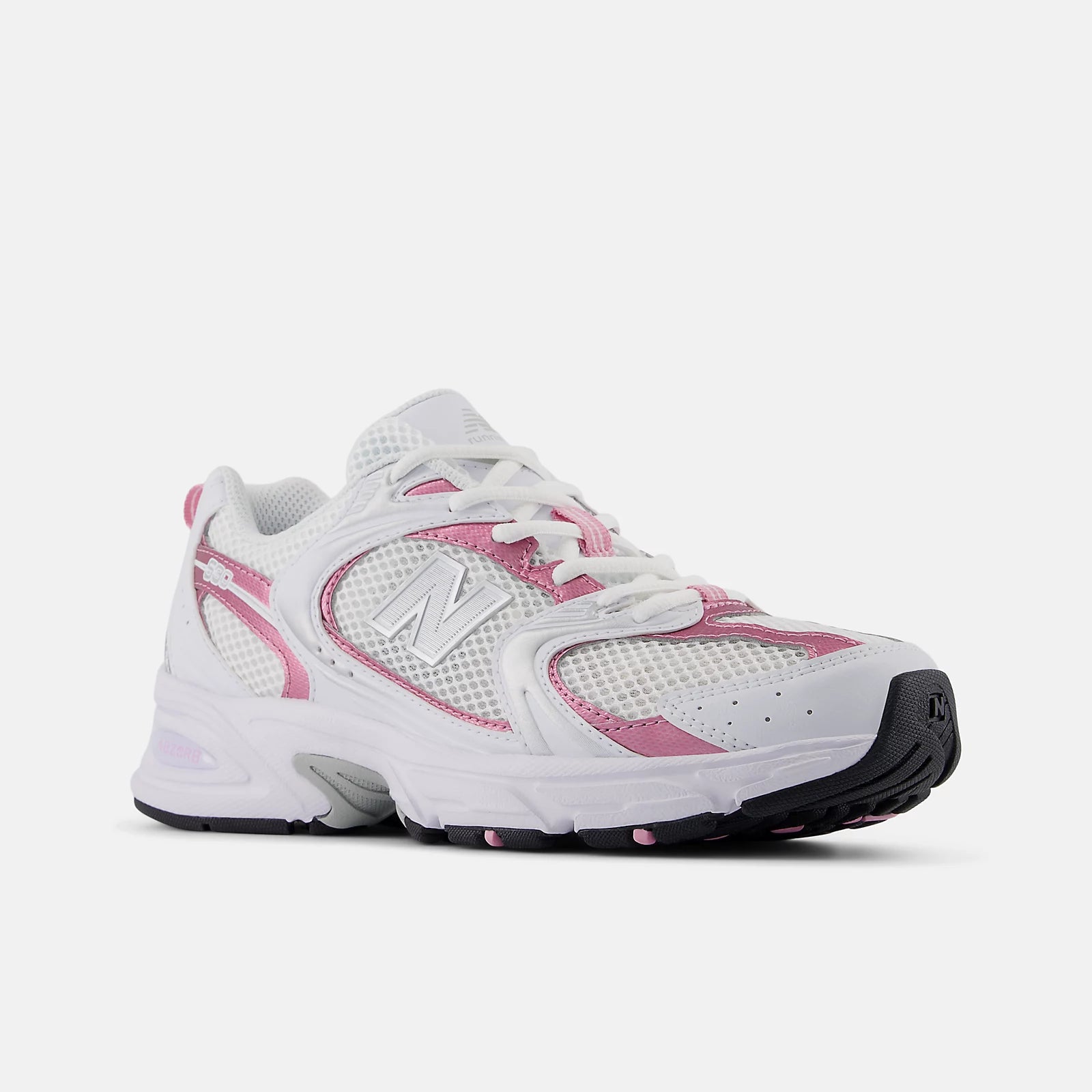Nb 103 White With Pink Sugar And Silver Metallic