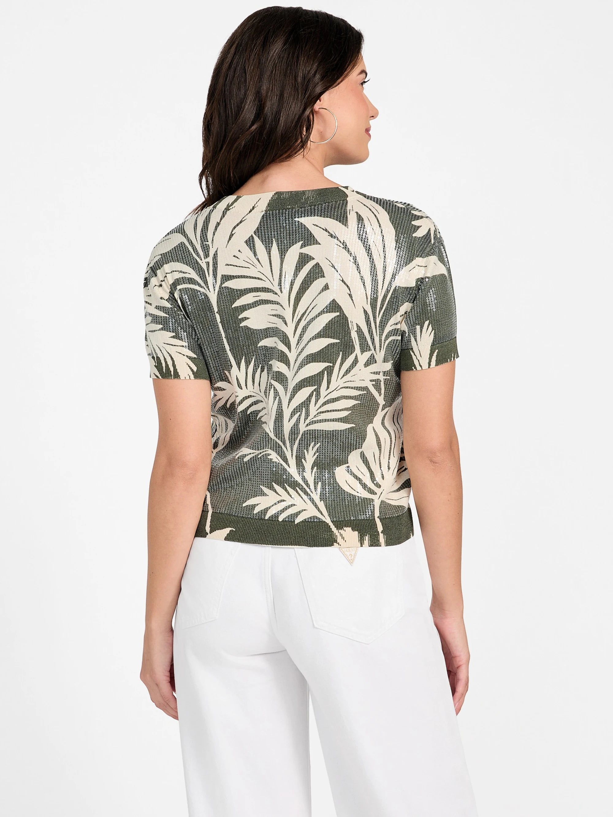 Forest Tropical Print Gre