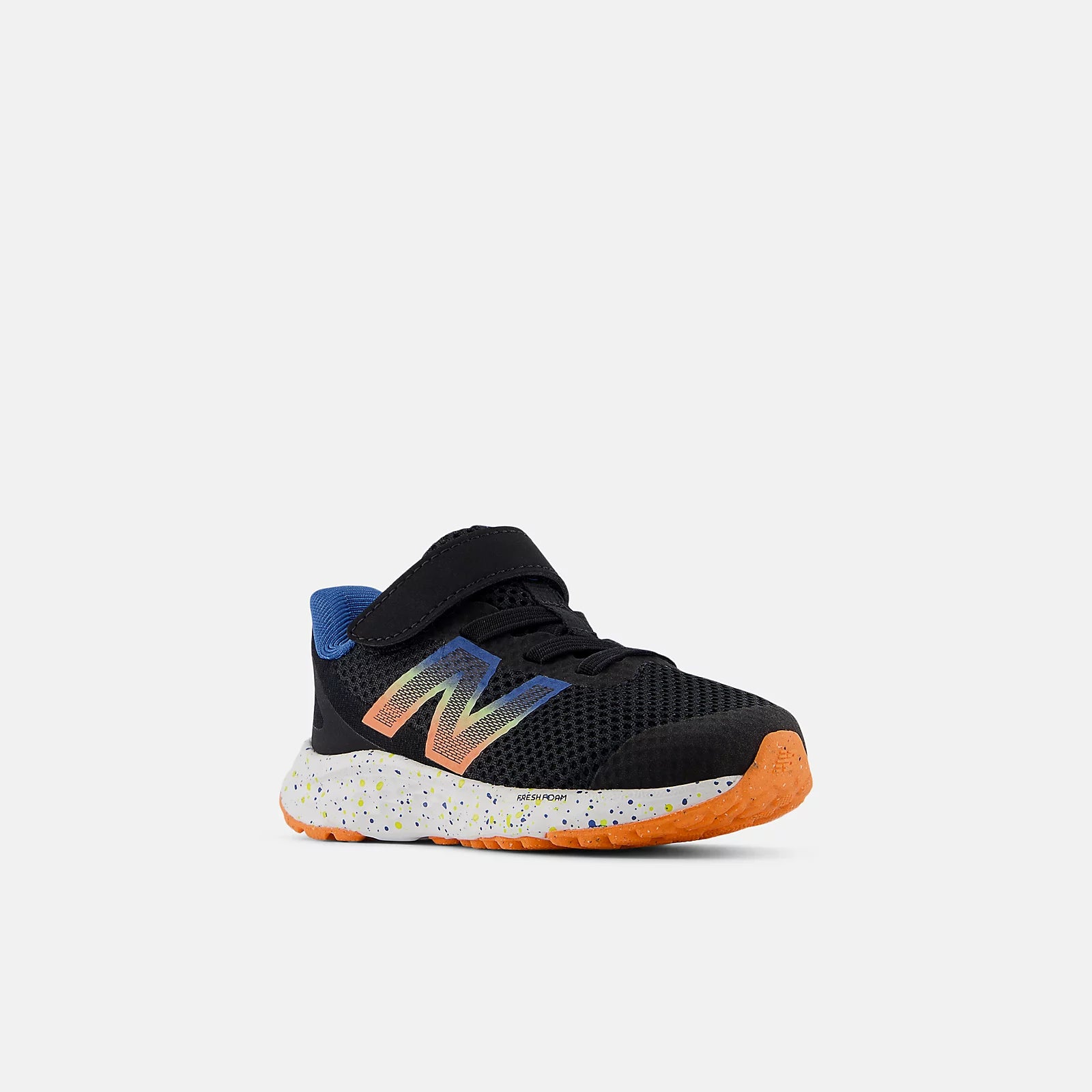 Black With Blaze Orange And Blue Agate