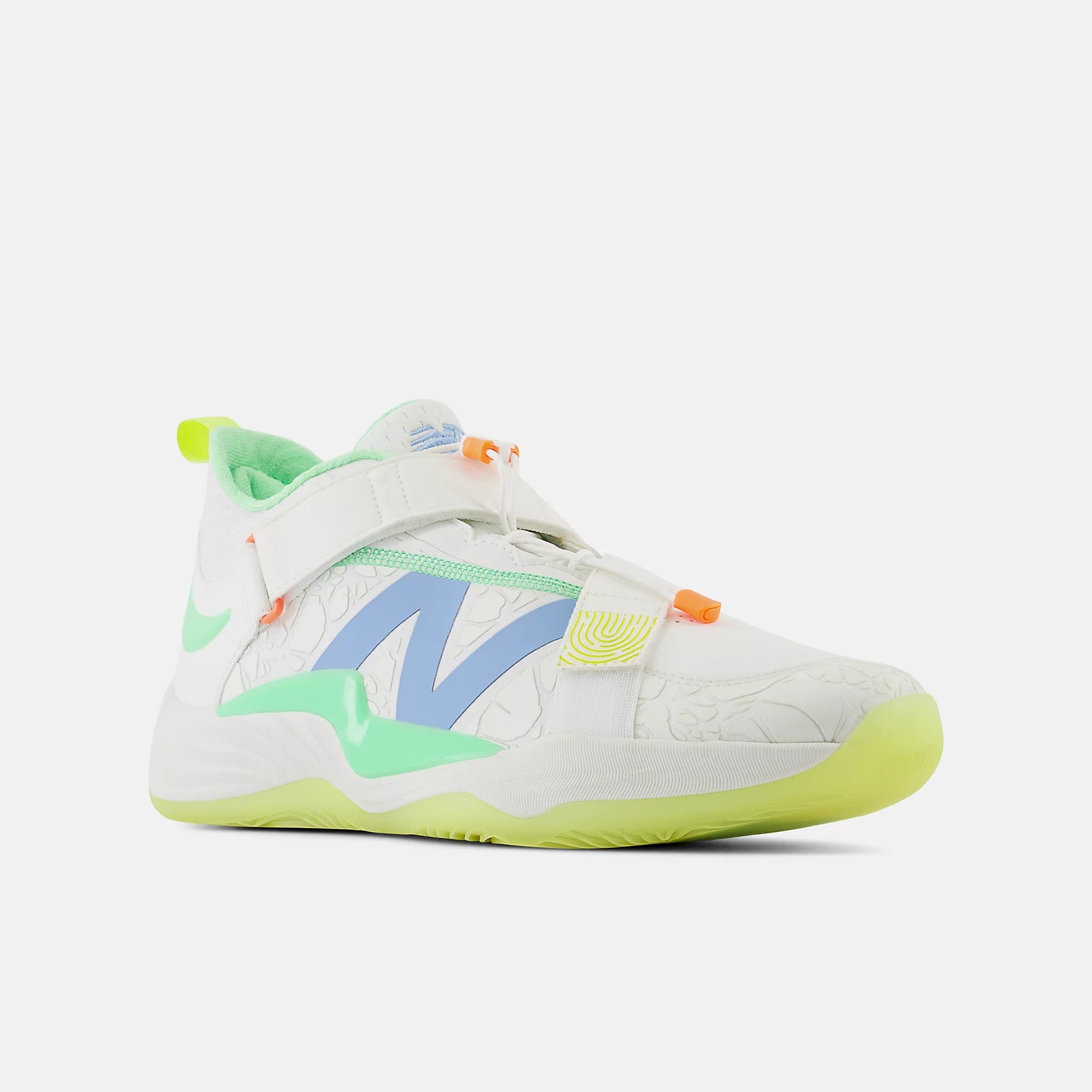 Optic White With Neon Dragonfly And Cosmic Pineapple