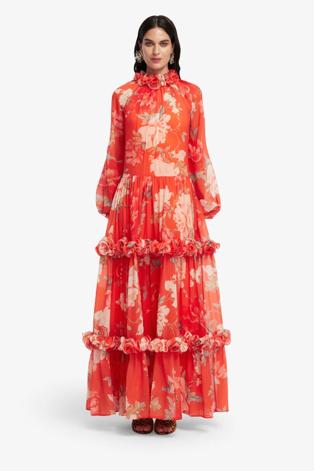 Saffron Peony Print