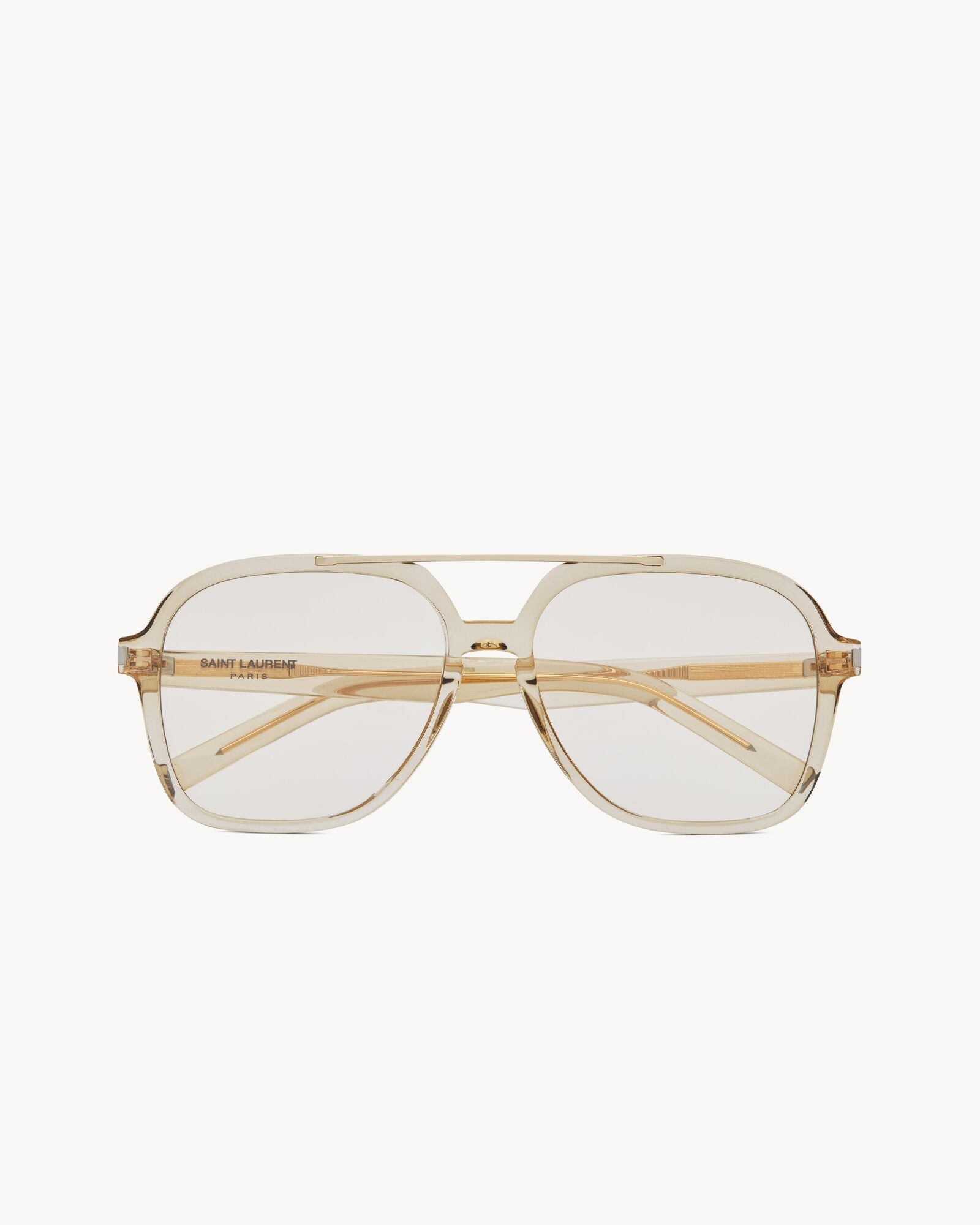 Transparent Cream And Light Gold