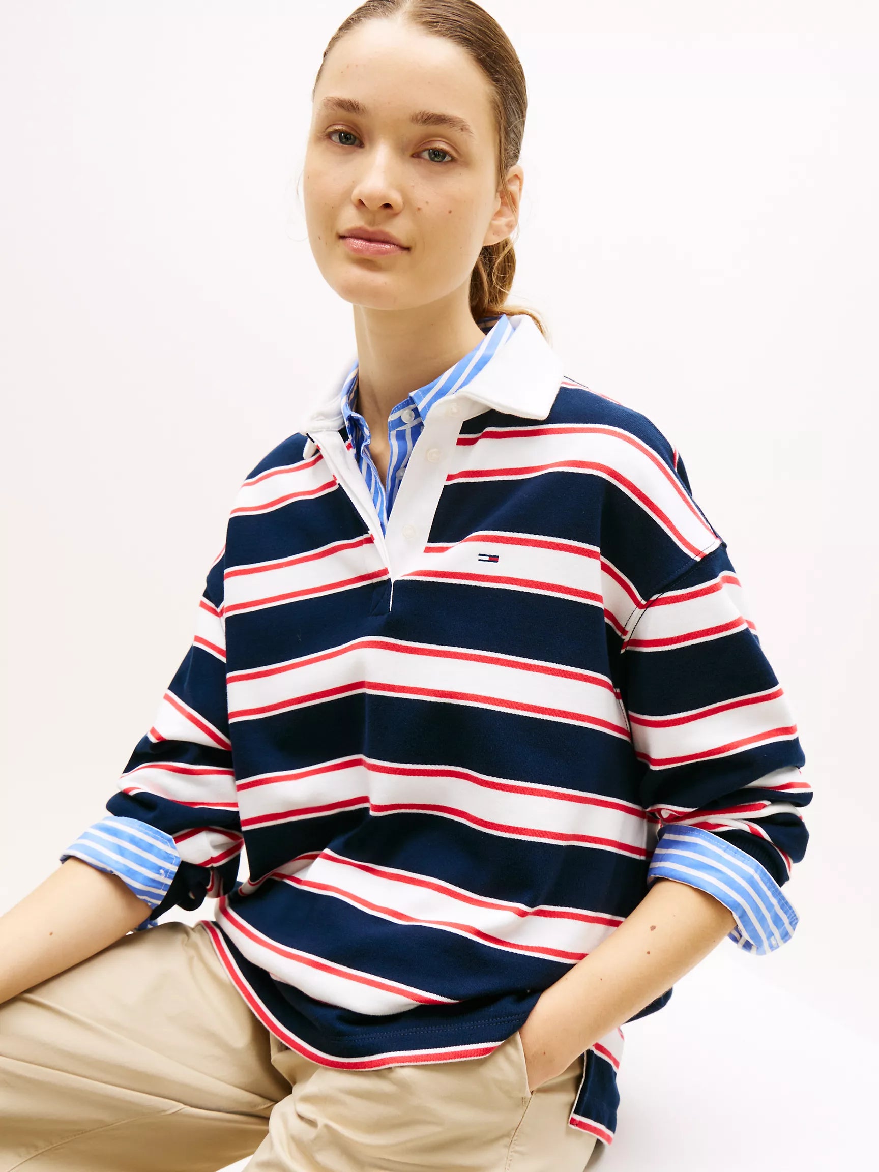 Dark Night Navy / Multi Stripe