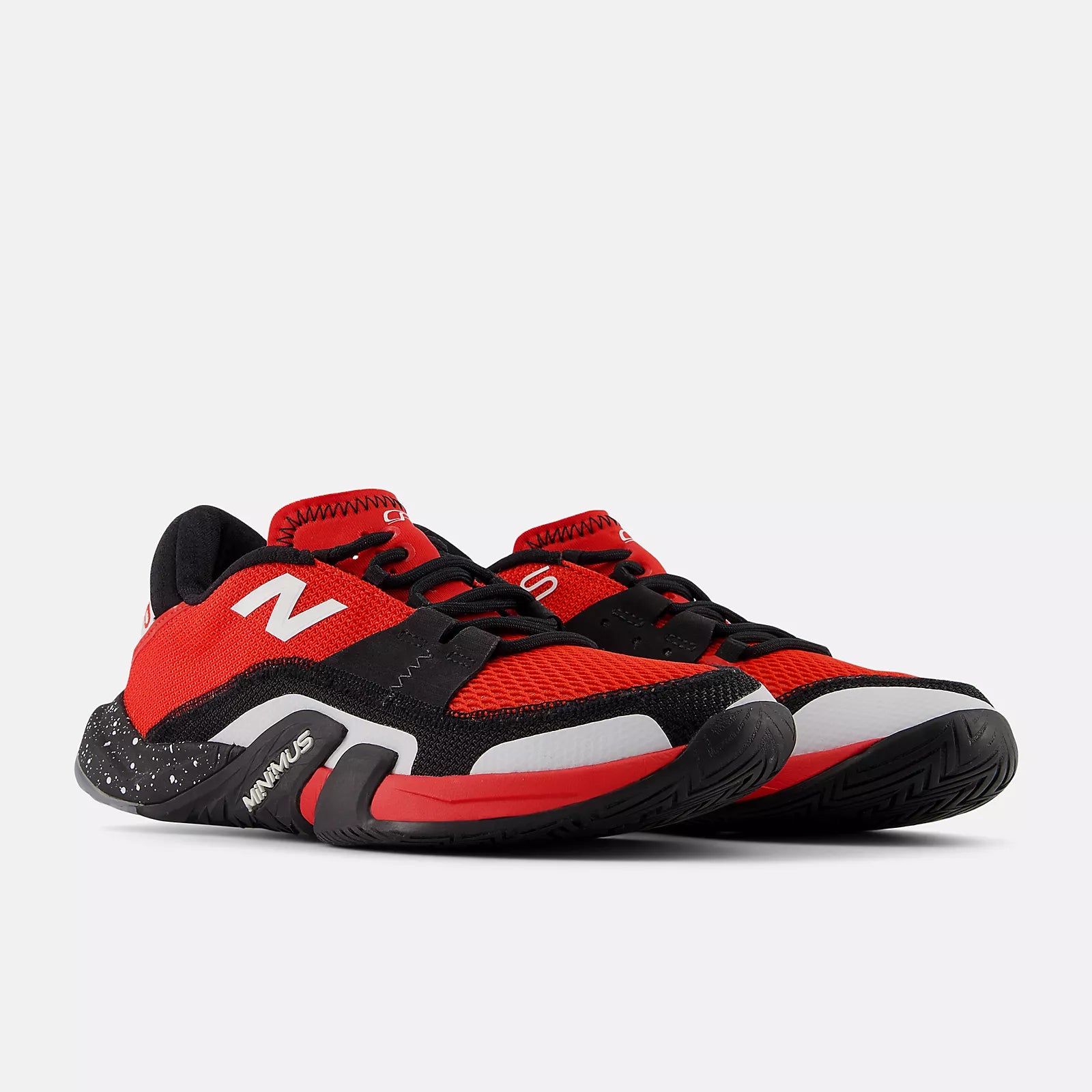 True Red With White And Black