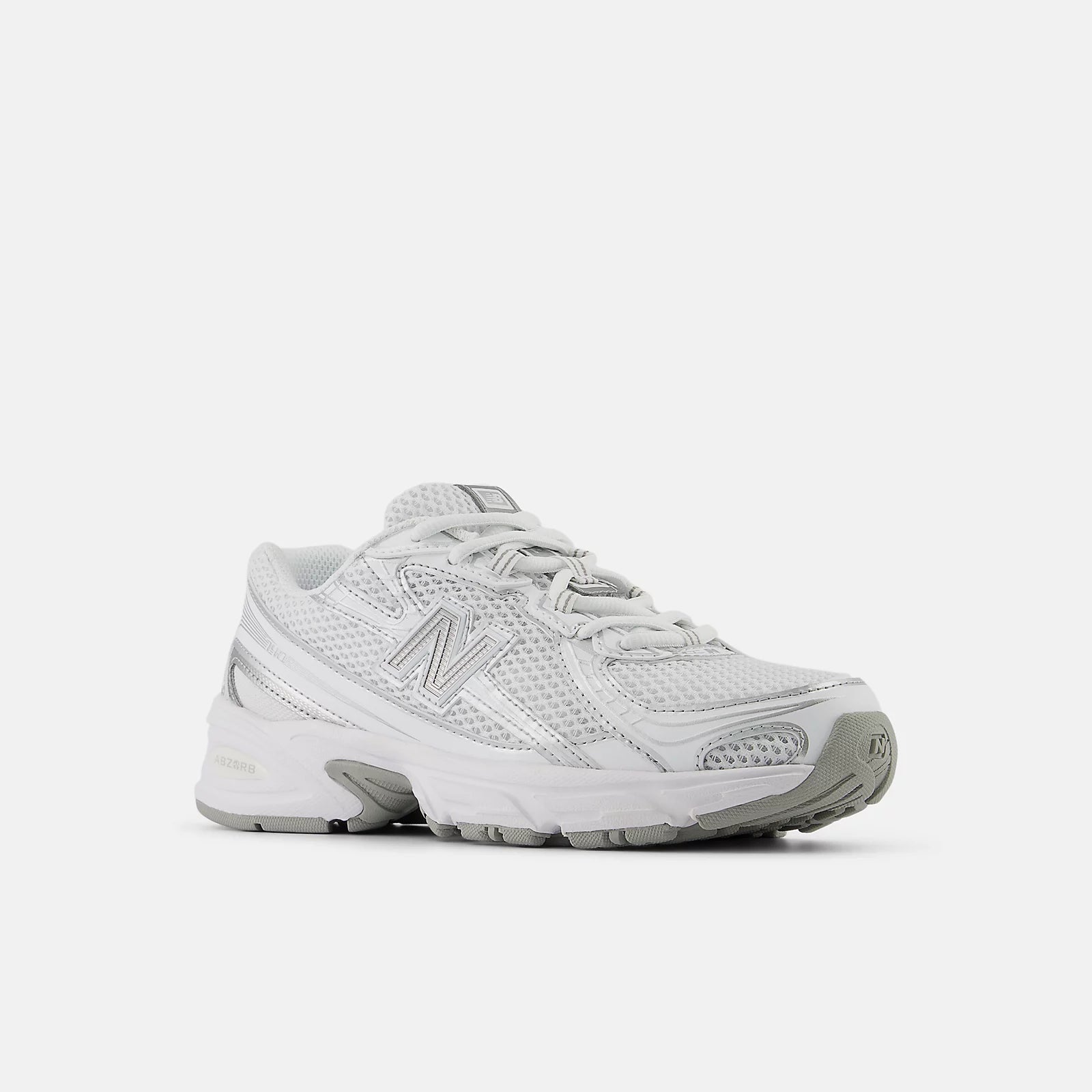 White With Silver Metallic