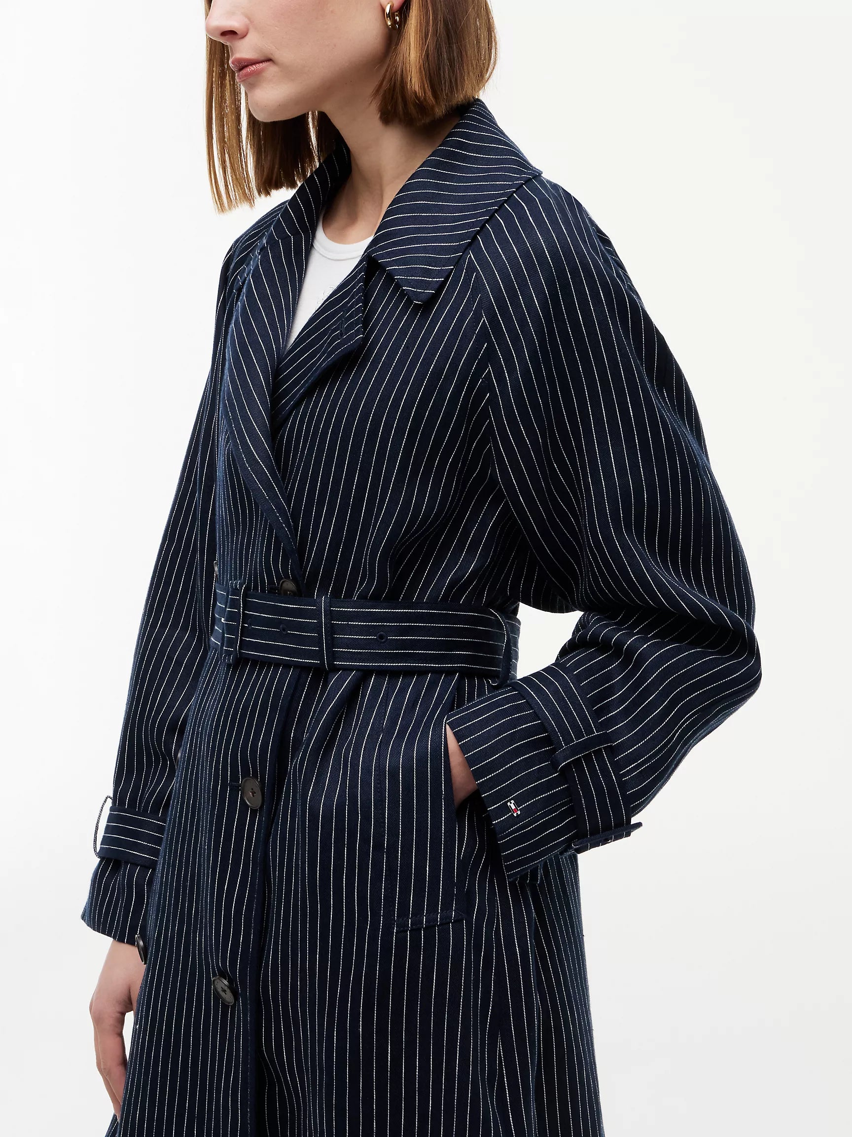 Pinstripe Navy