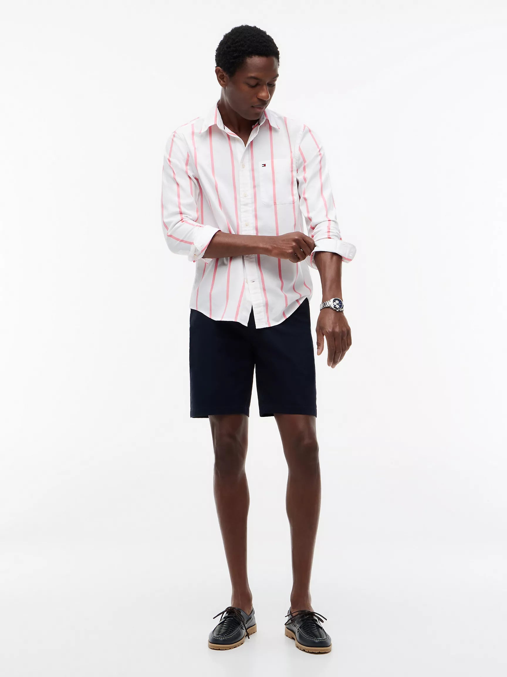 Doll Pink/White Stripe