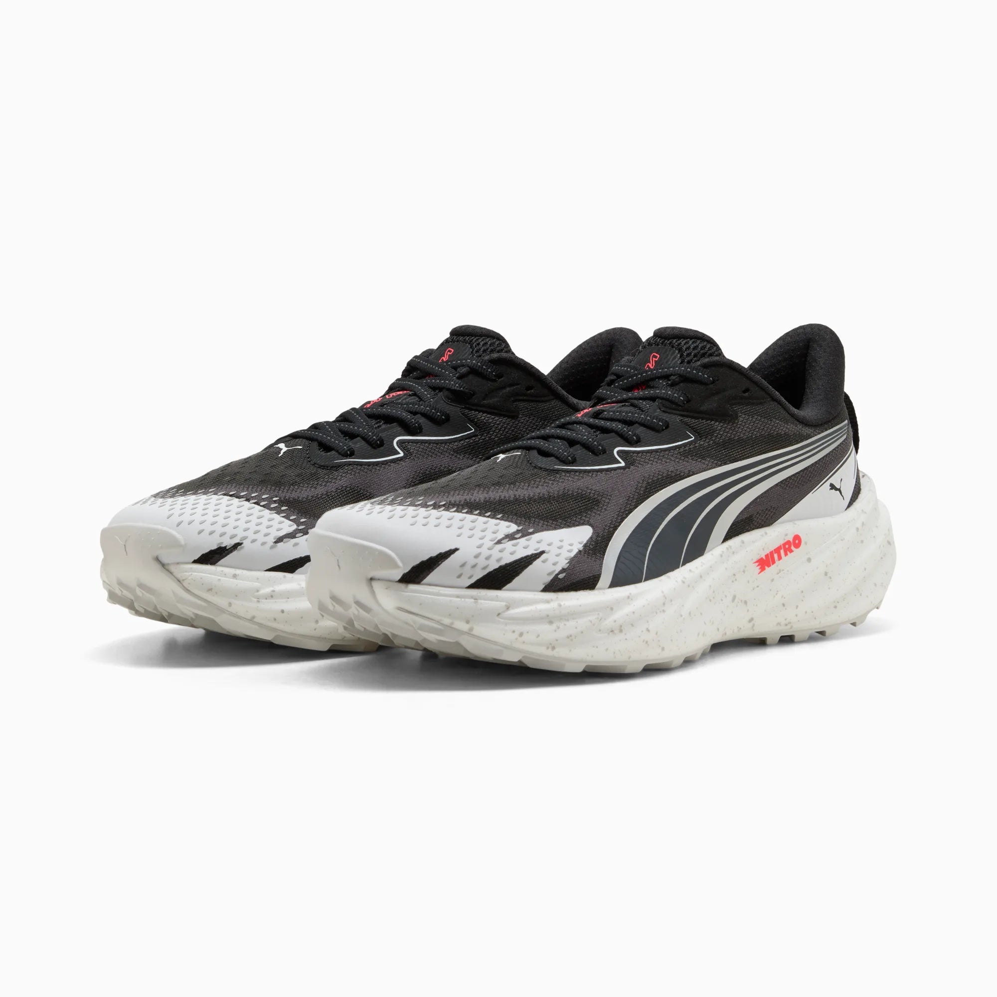 PUMA Black-Feather Gray-Ultra Red