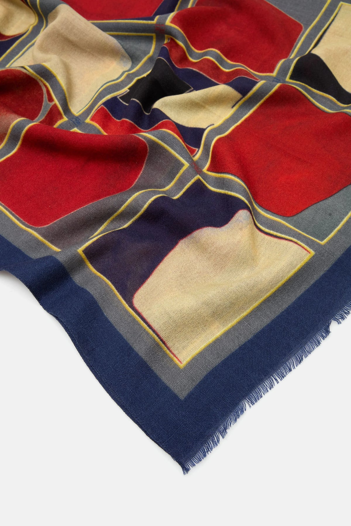 AZUL MARINO/ROJO/BEIGE