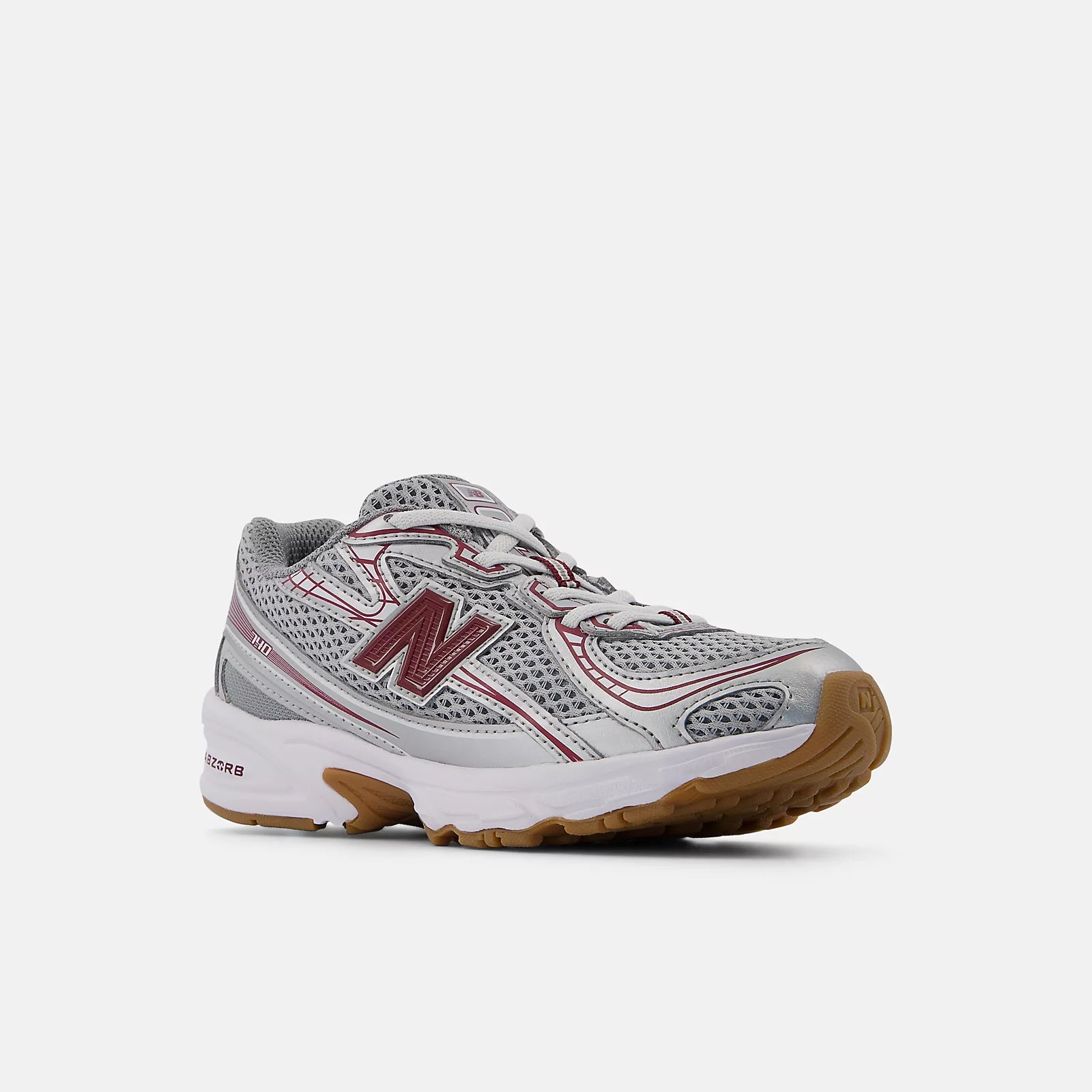 Silver Metalic With Monarch Burgundy