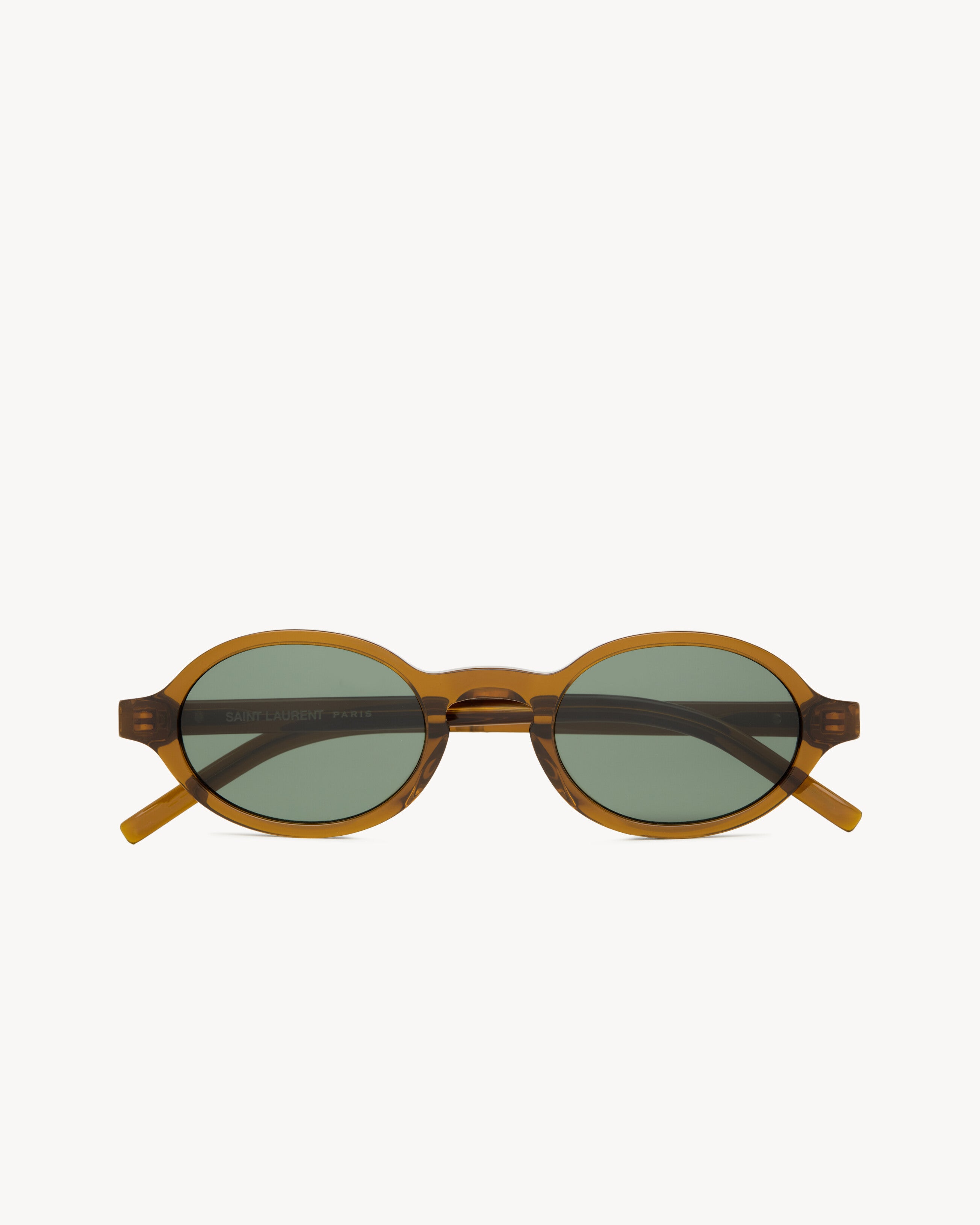Transparent Cognac Brown And Green