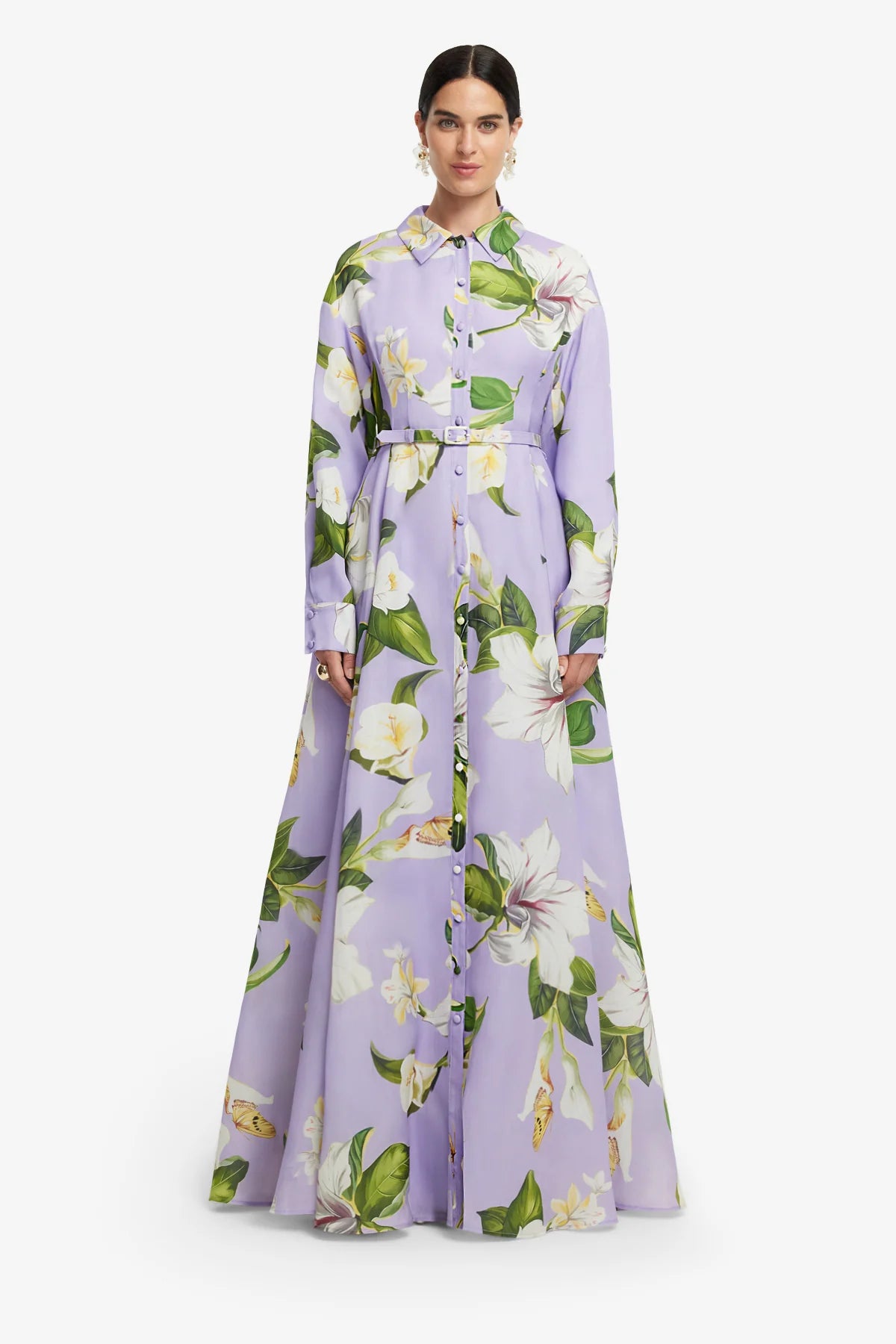 Lily Blossom Print in Lilac