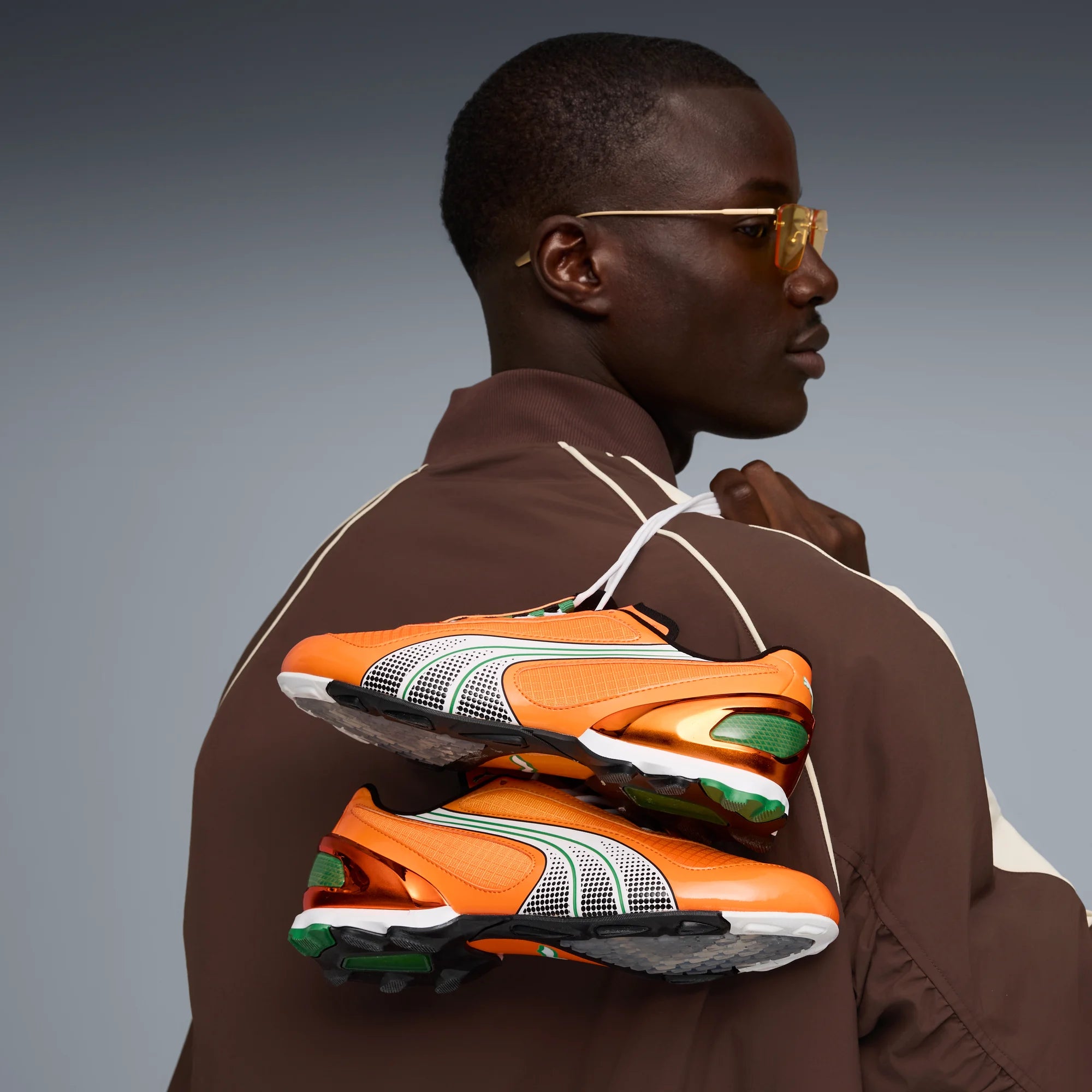 Rickie Orange-PUMA White
