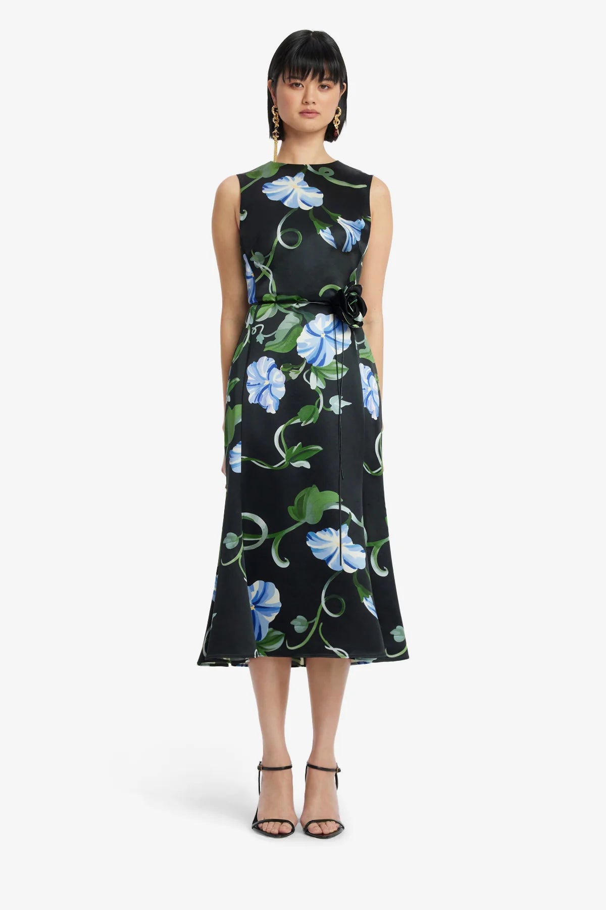 Vine Print in Ebony