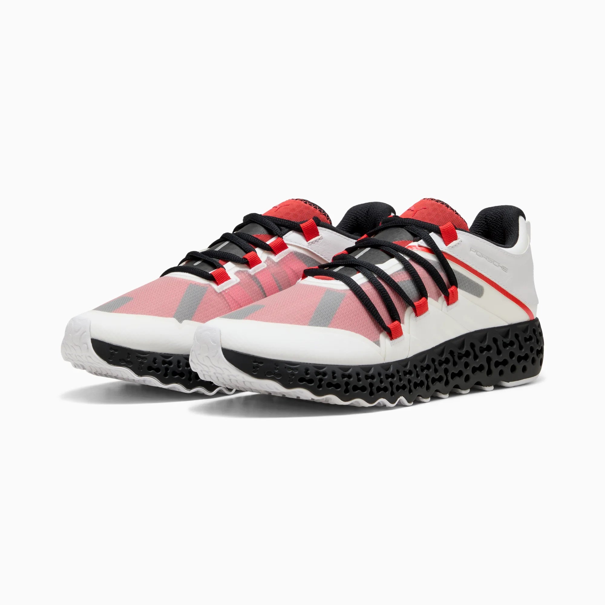 PUMA White-Majestic Red