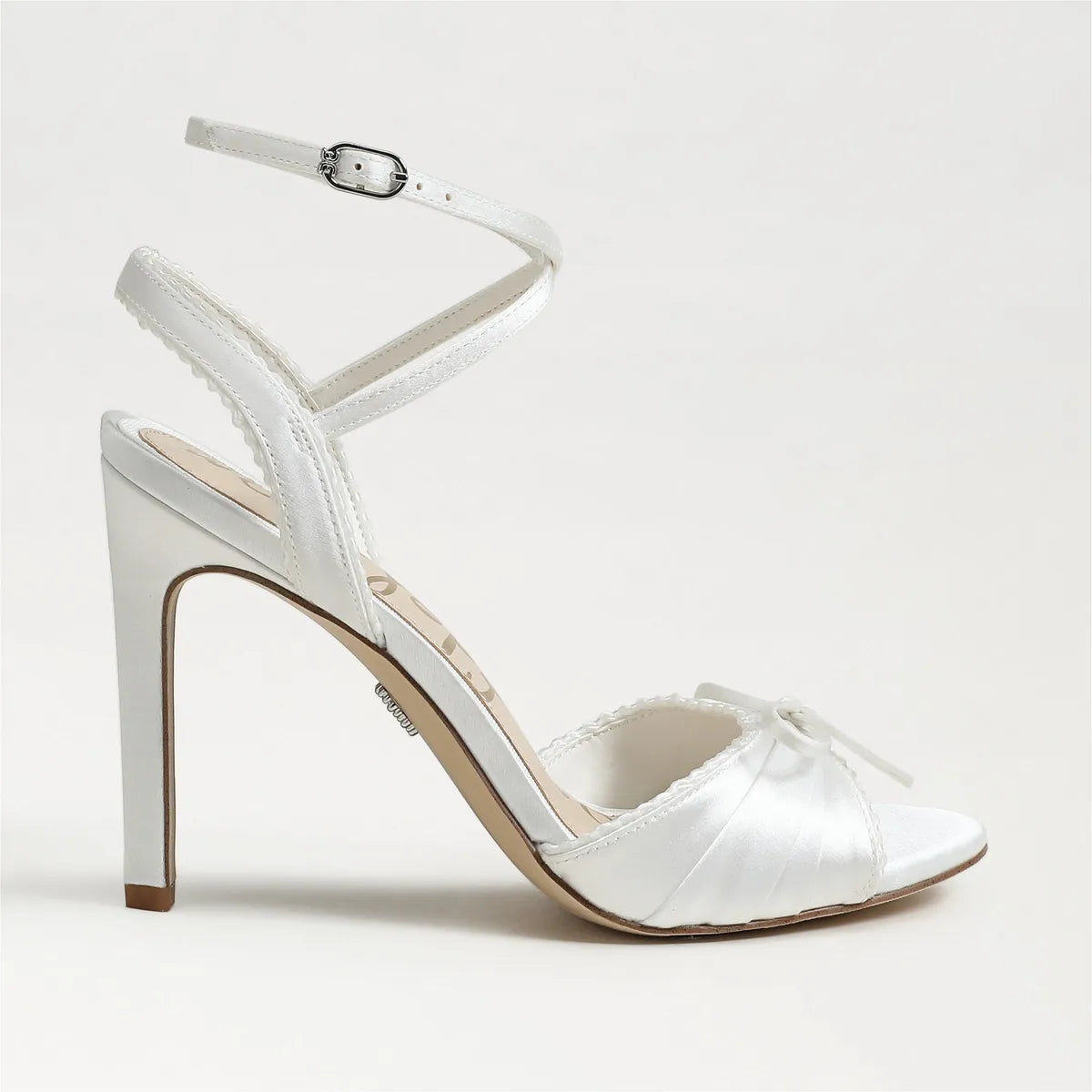 Bright White Satin Fabric