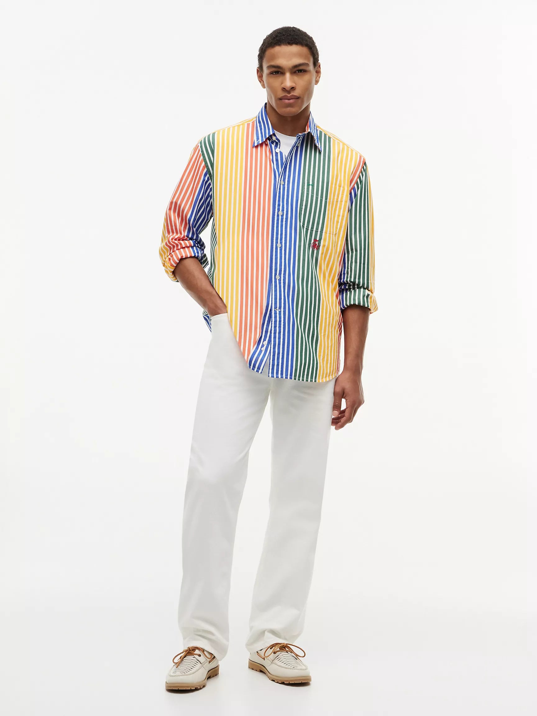 Brilliant Orange Multi Stripe
