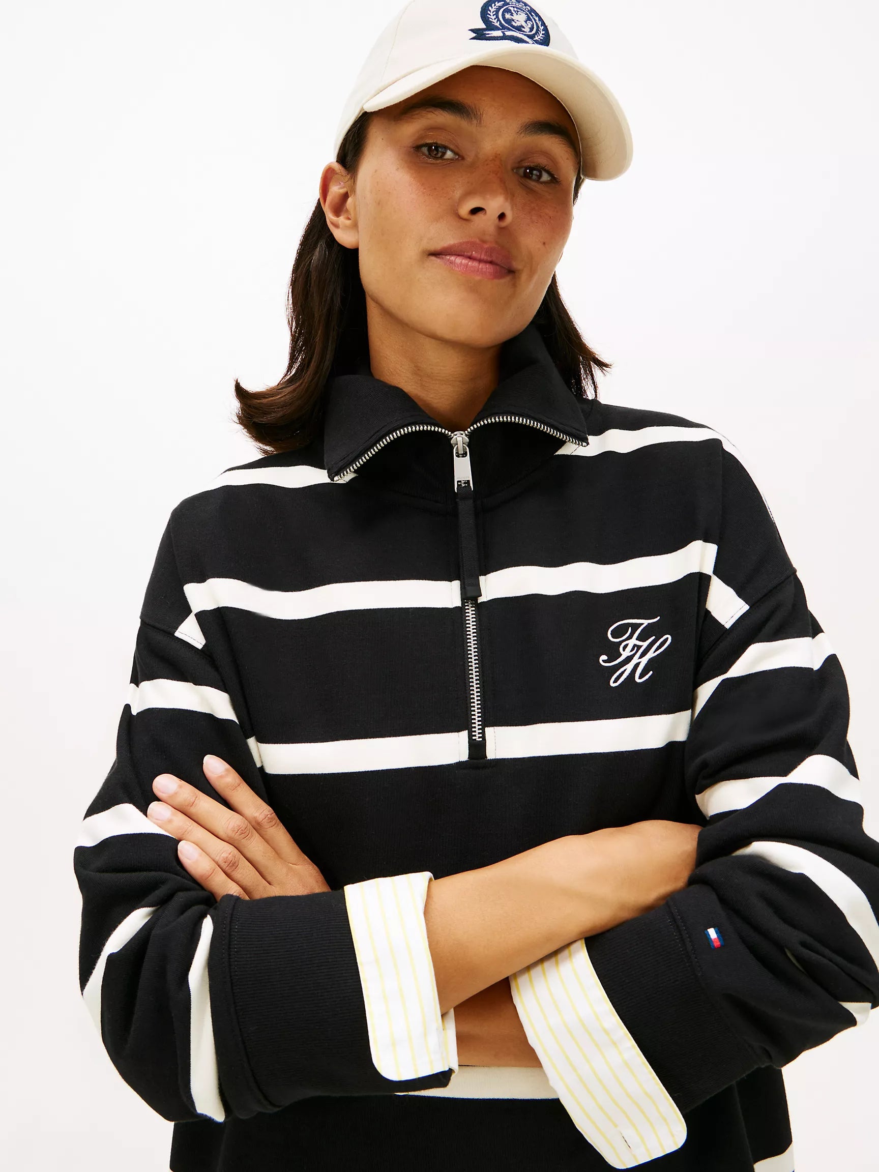 Black / Calico Stripe