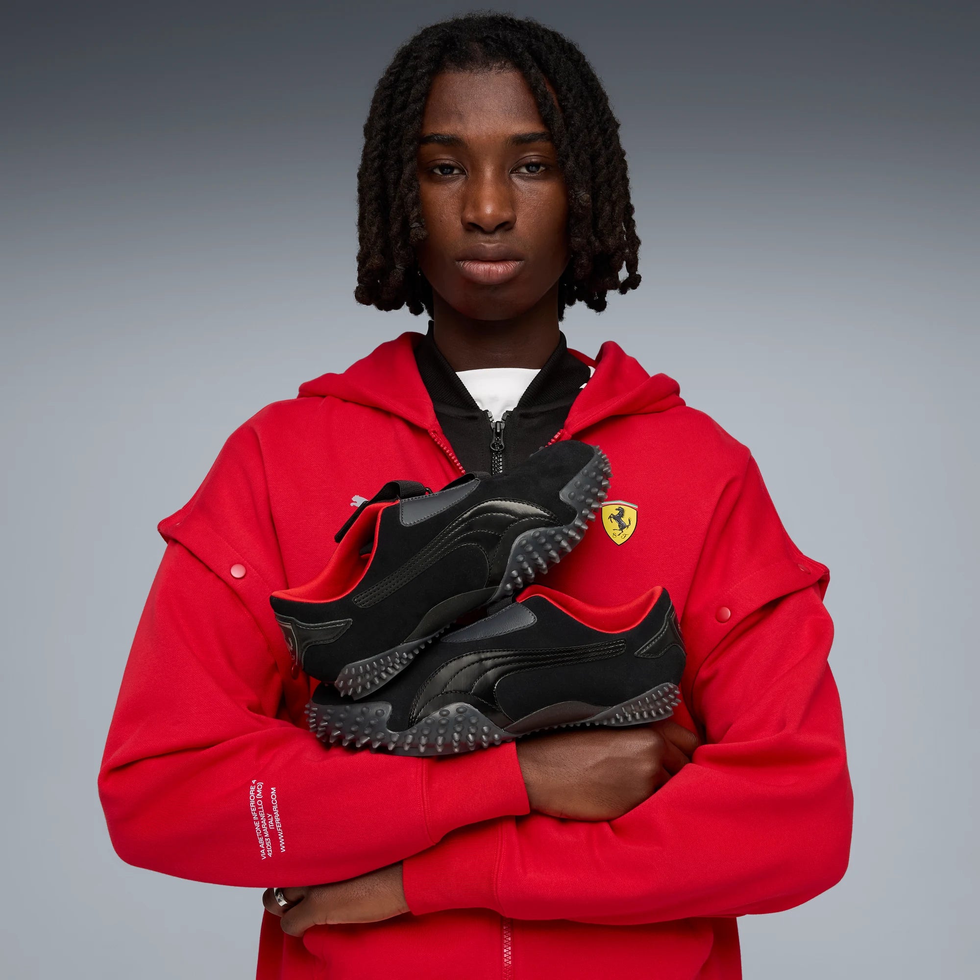 PUMA Black-Flat Dark Gray