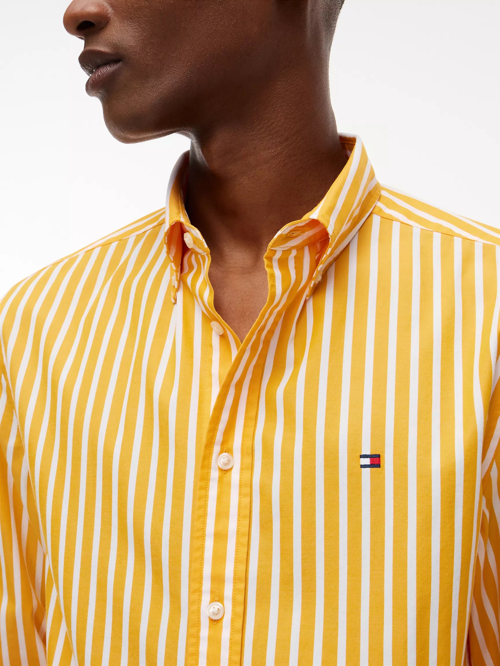 Orange Flash/White Stripe