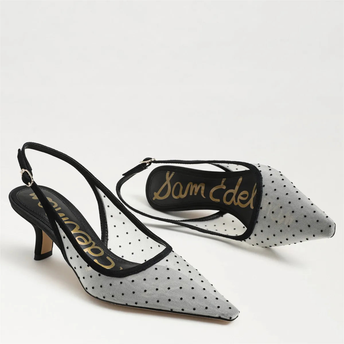 Ivory/Black Mesh