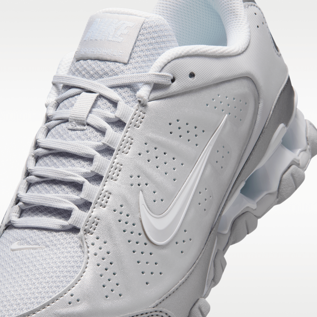 Metallic Silver/Geyser Grey/White