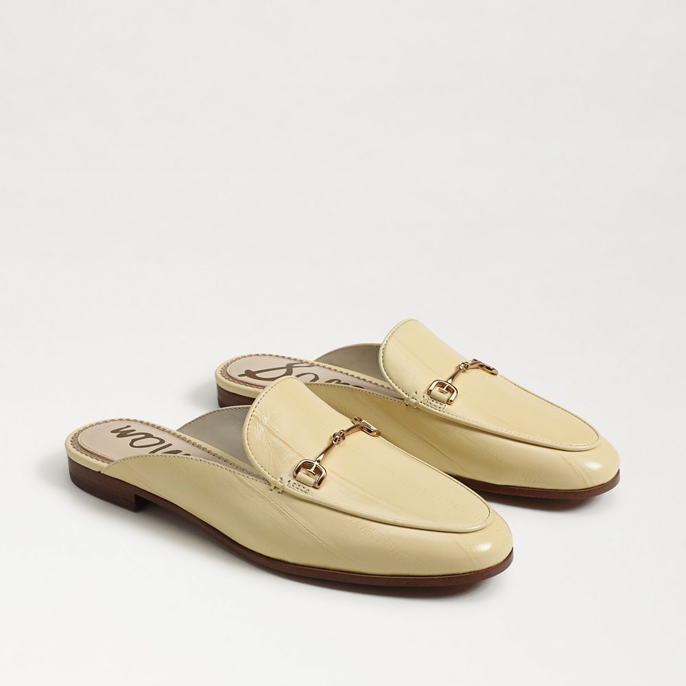 Light Dusty Yellow Leather