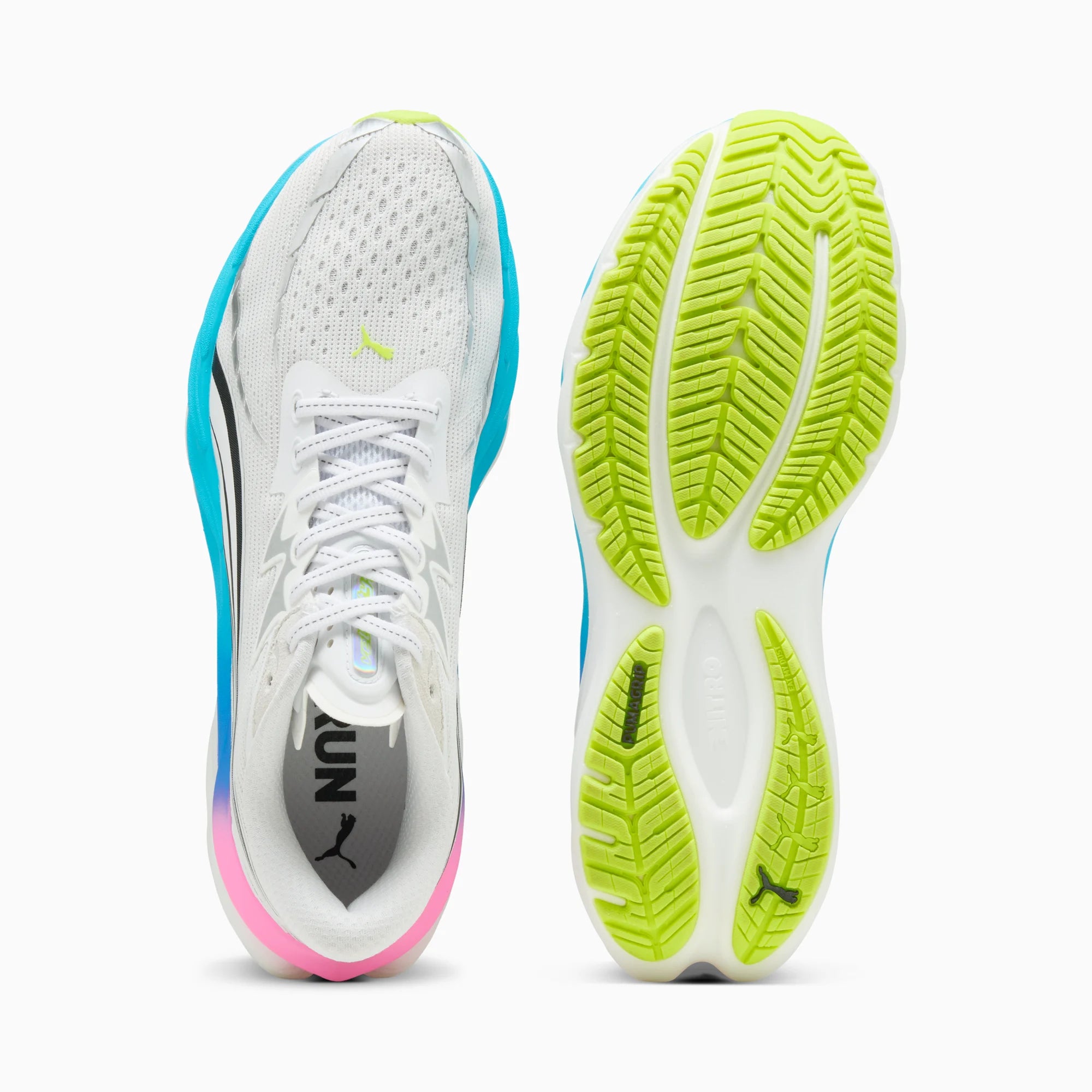 PUMA White-Ultra Blue-Poison Pink