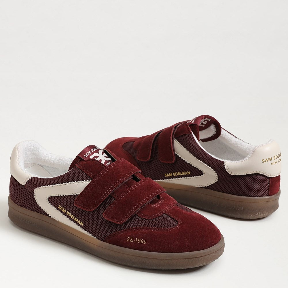 French Burgundy Mesh/Suede