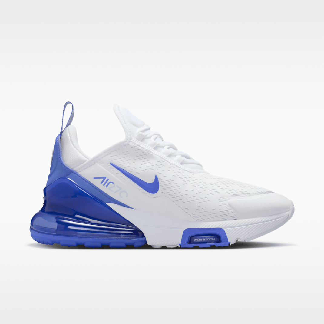 White/Football Grey/Sapphire/Metallic Silver