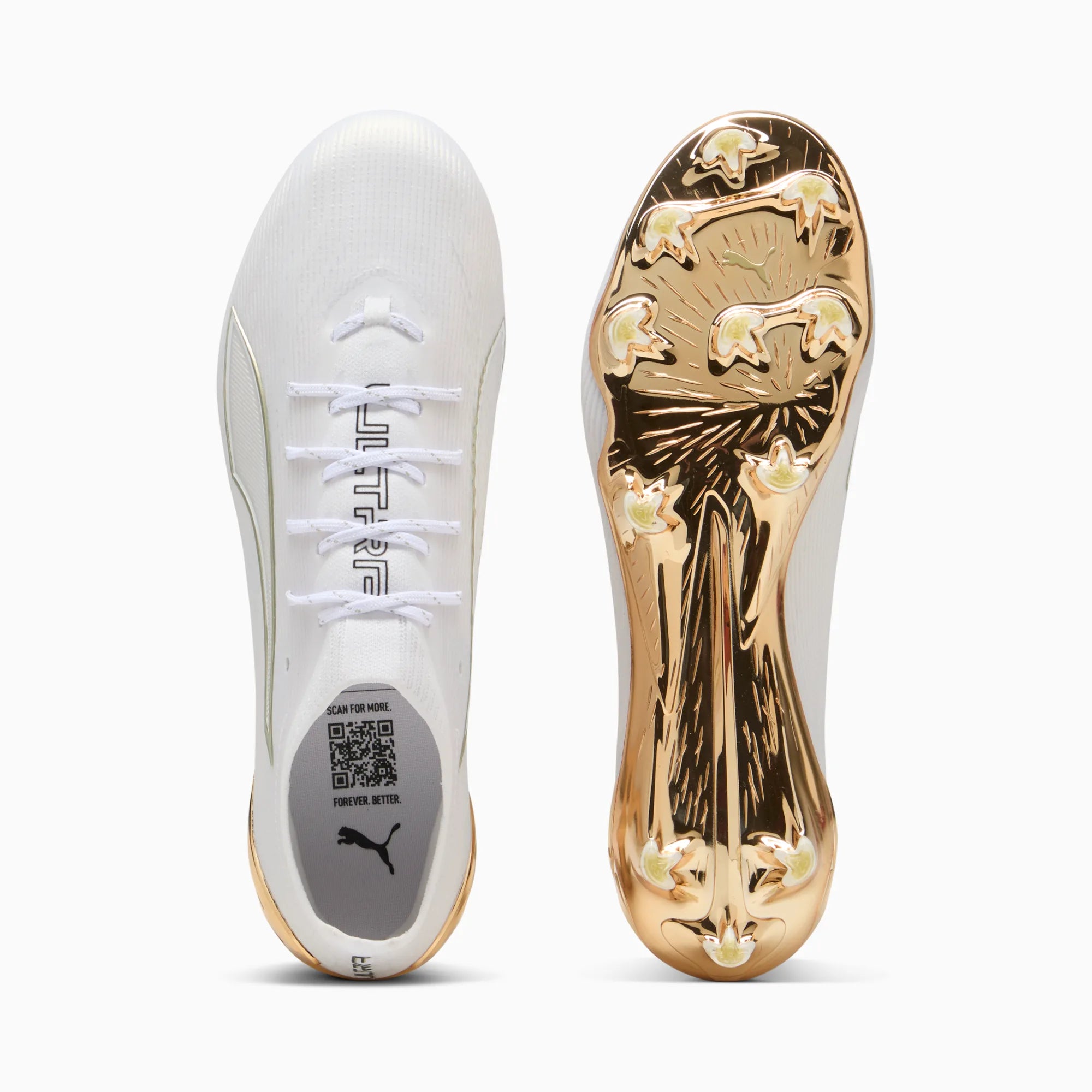 PUMA White-Metallic Gold-PUMA Black
