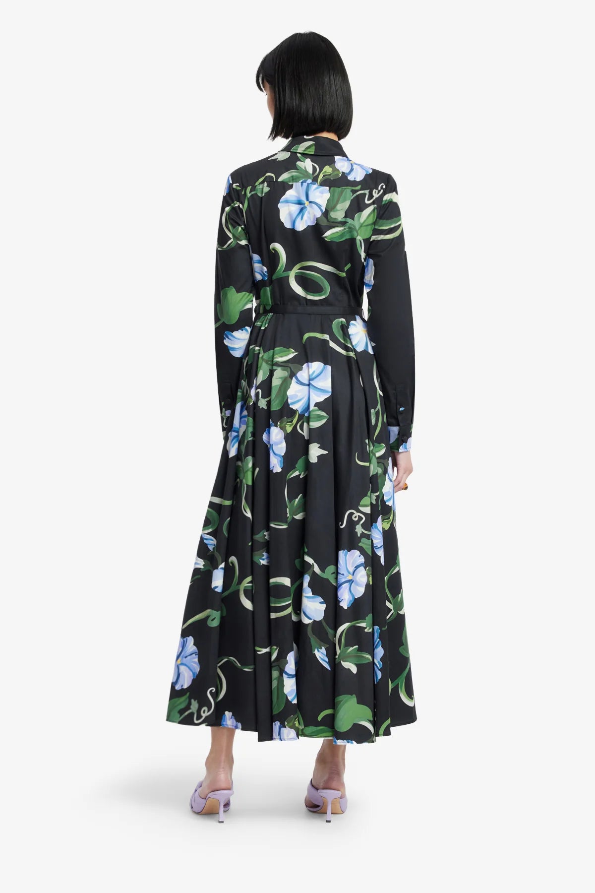 Vine Print in Ebony