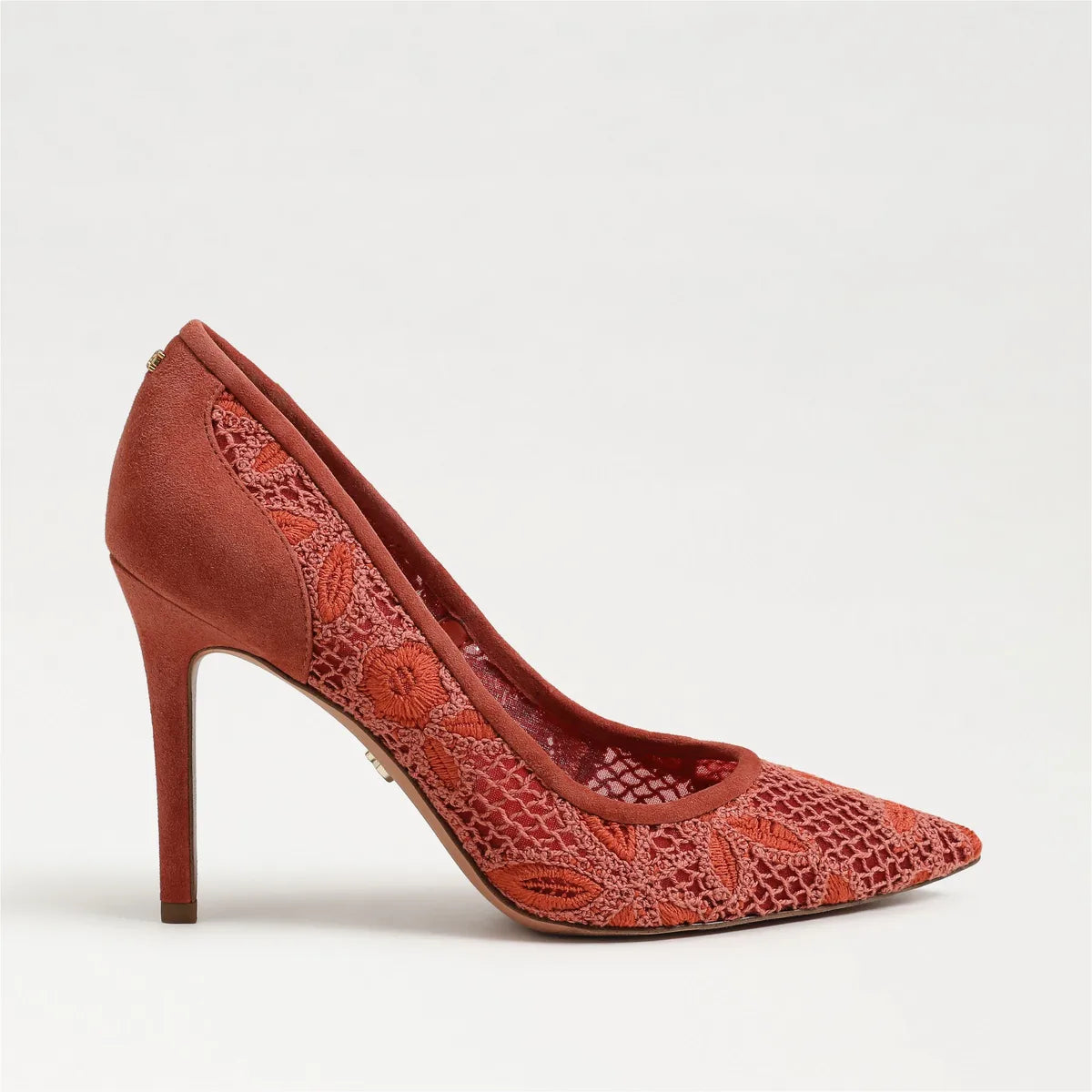 Coral Clay Mesh Fabric