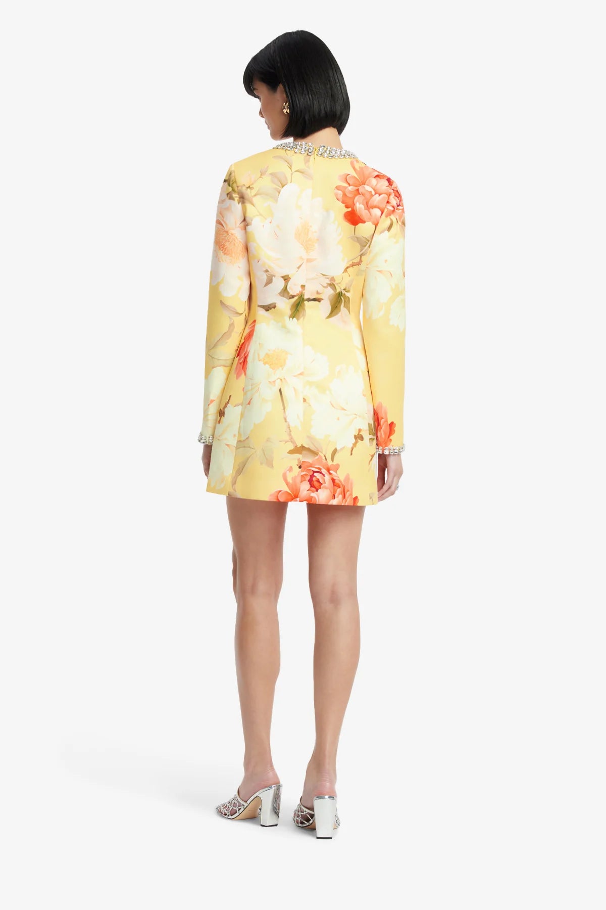 Peony Print in Yellow
