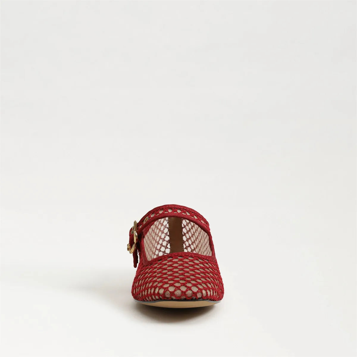 Deep Scarlet Mesh Fabric