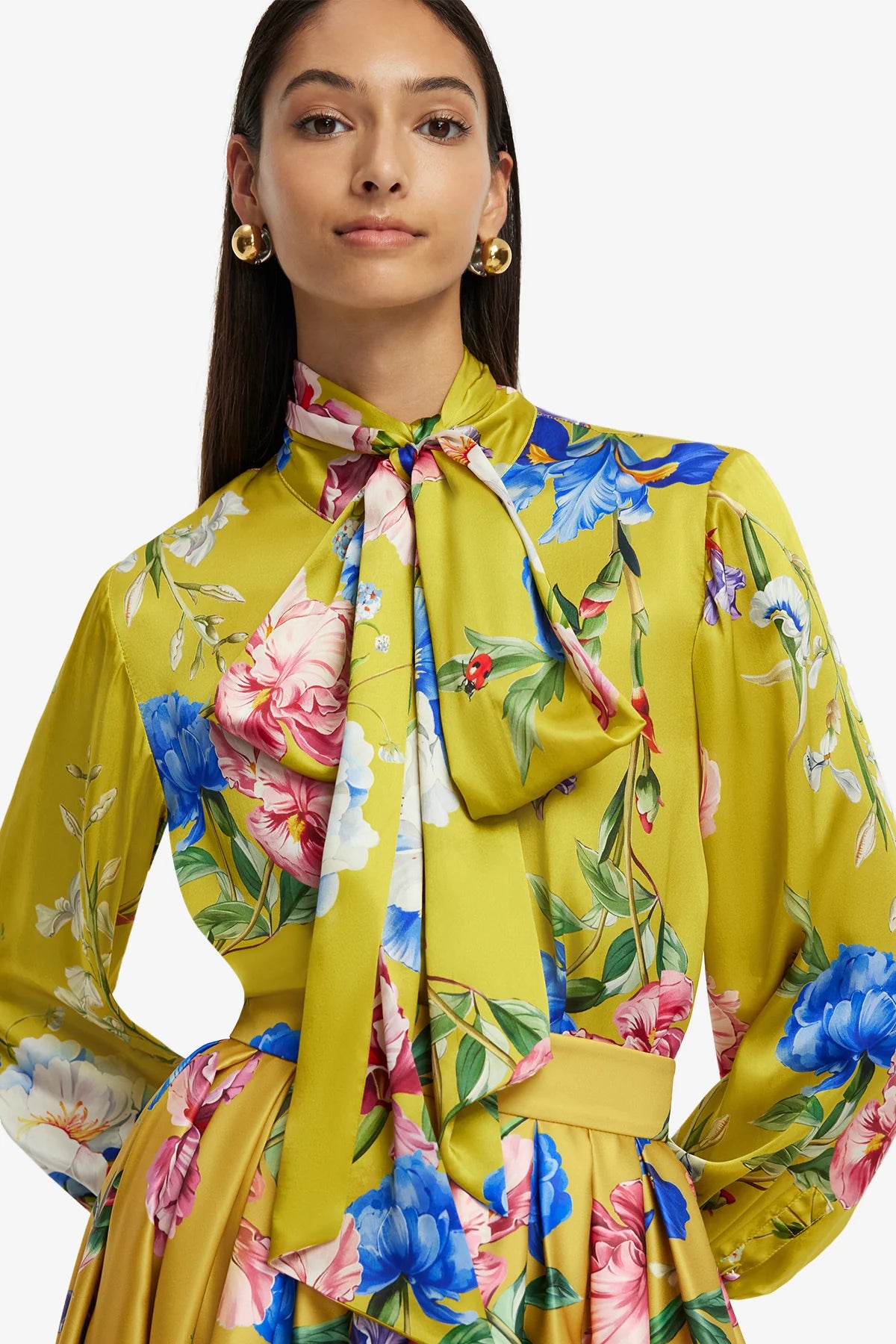 Garden Print in Mustard 2