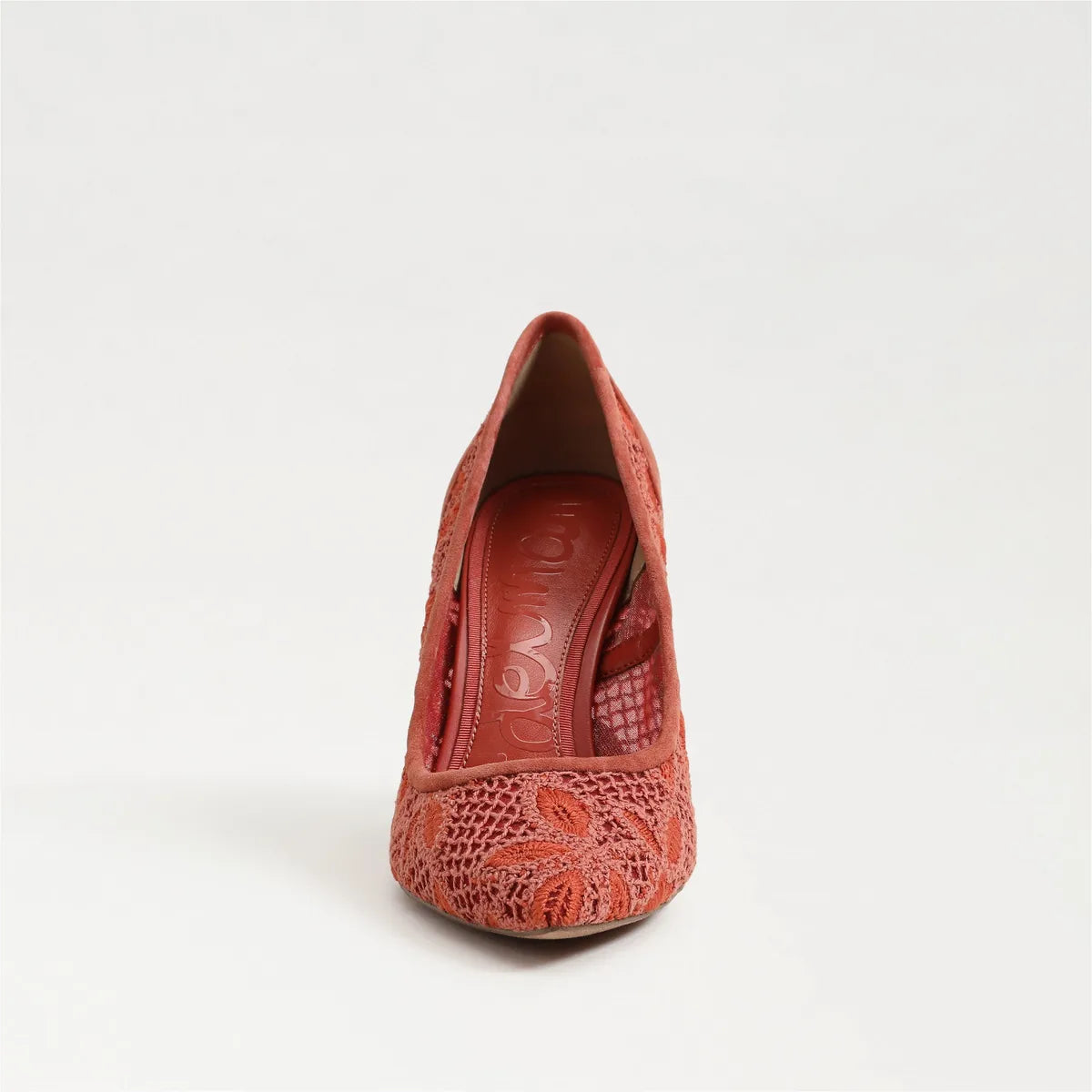 Coral Clay Mesh Fabric